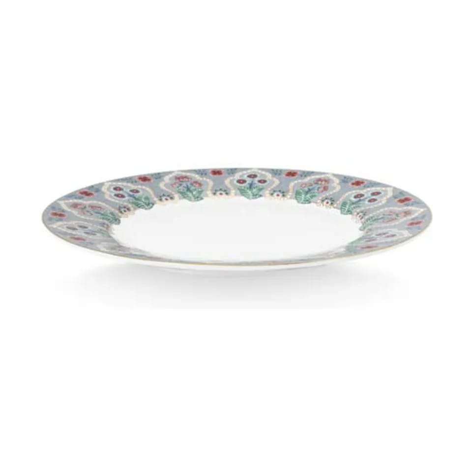 PIP Studio Frokosttallerkener Flower Festival Tallerken i Light Blue, 21,4 cm, 2