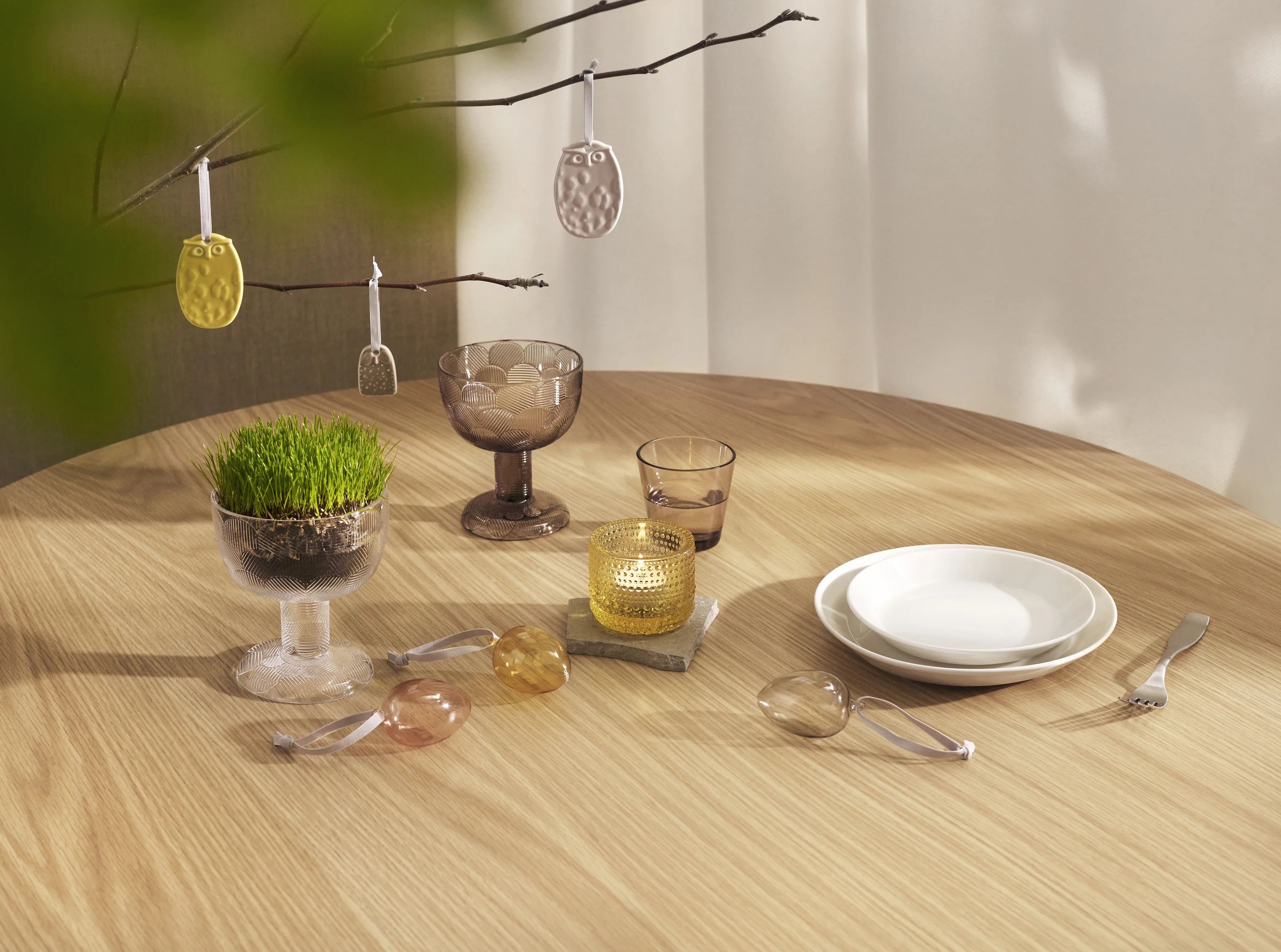 Iittala Frokosttallerkener Teema Tallerken i Hvid, 17 cm, 3