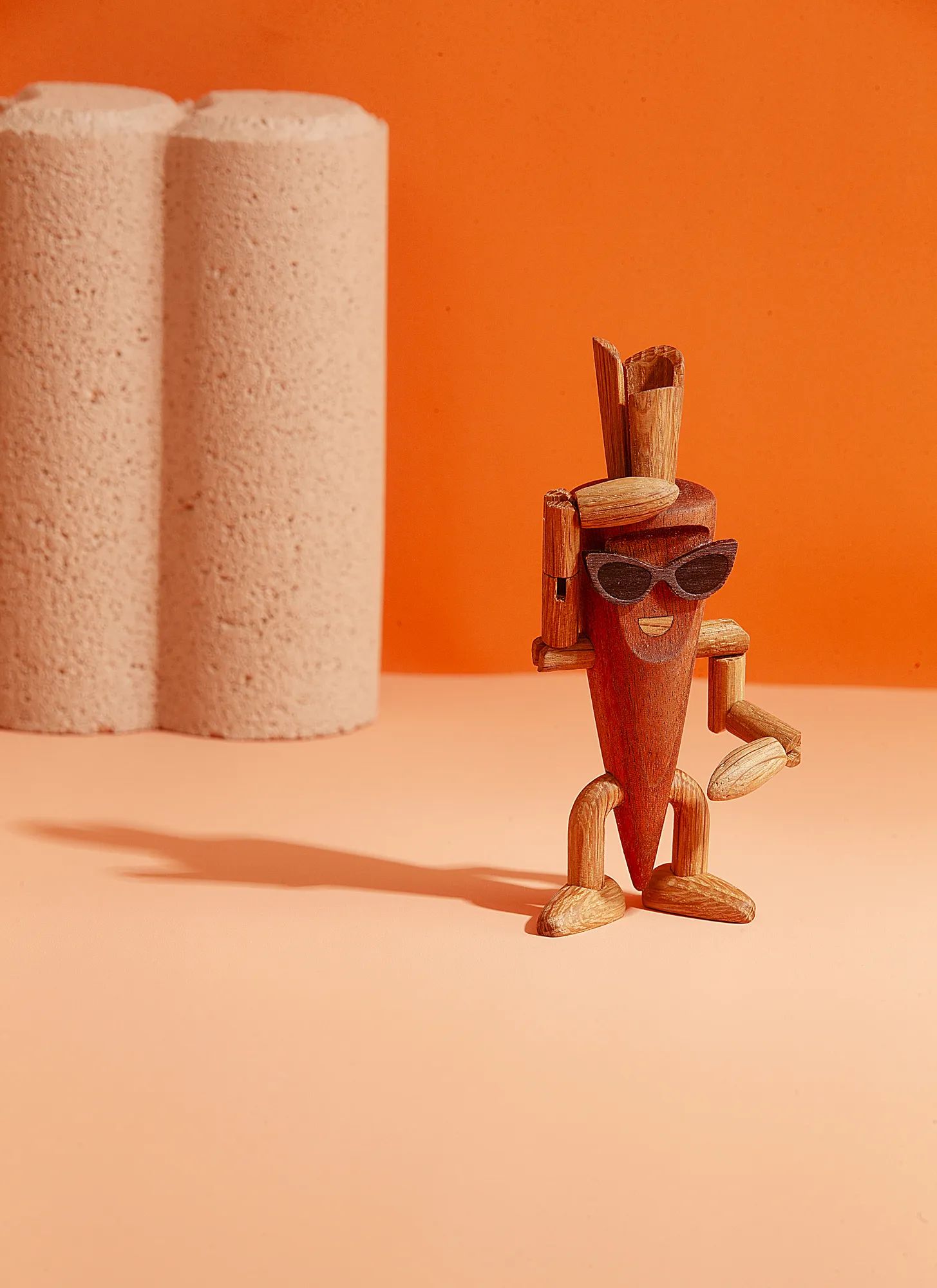 Spring Copenhagen Øvrige figurer Figur - Camille Carrot i Natural, 2