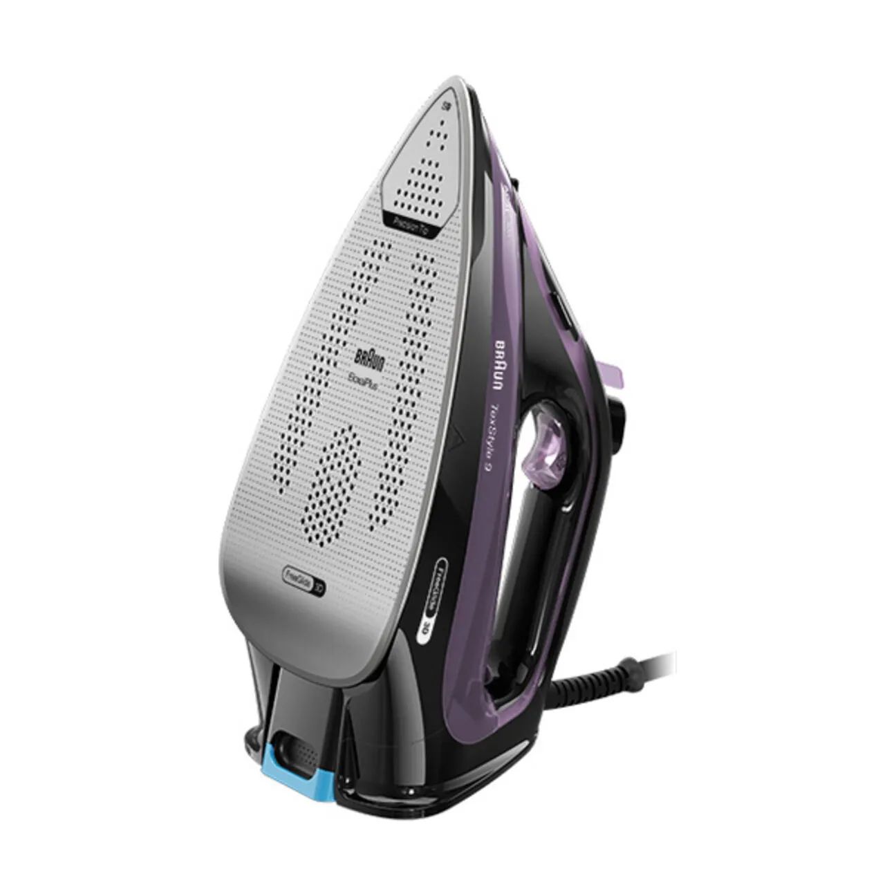 Braun Strygejern TextStyle 9 Dampstrygejern SI9661VI i Lilla/Sort, 2