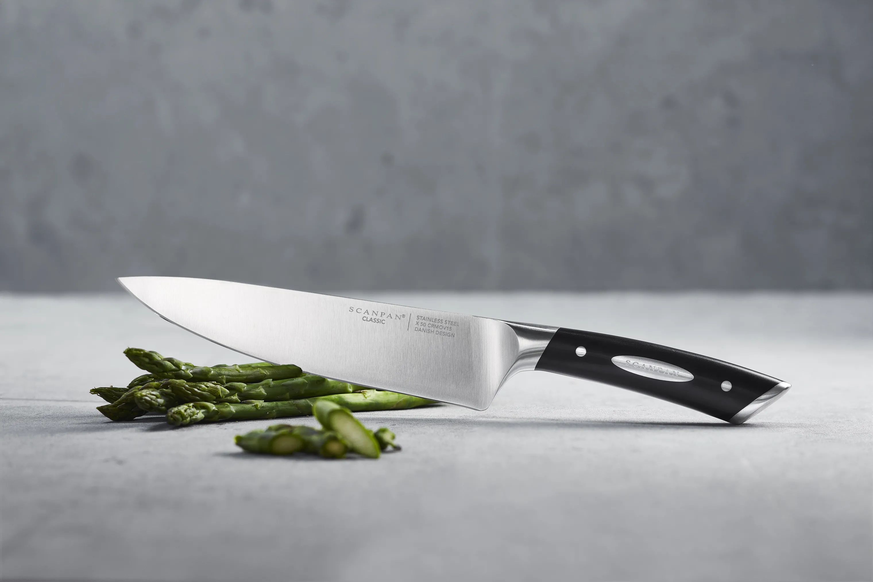 Scanpan Kokkeknive Classic Kokkekniv i Sort/stål, 2