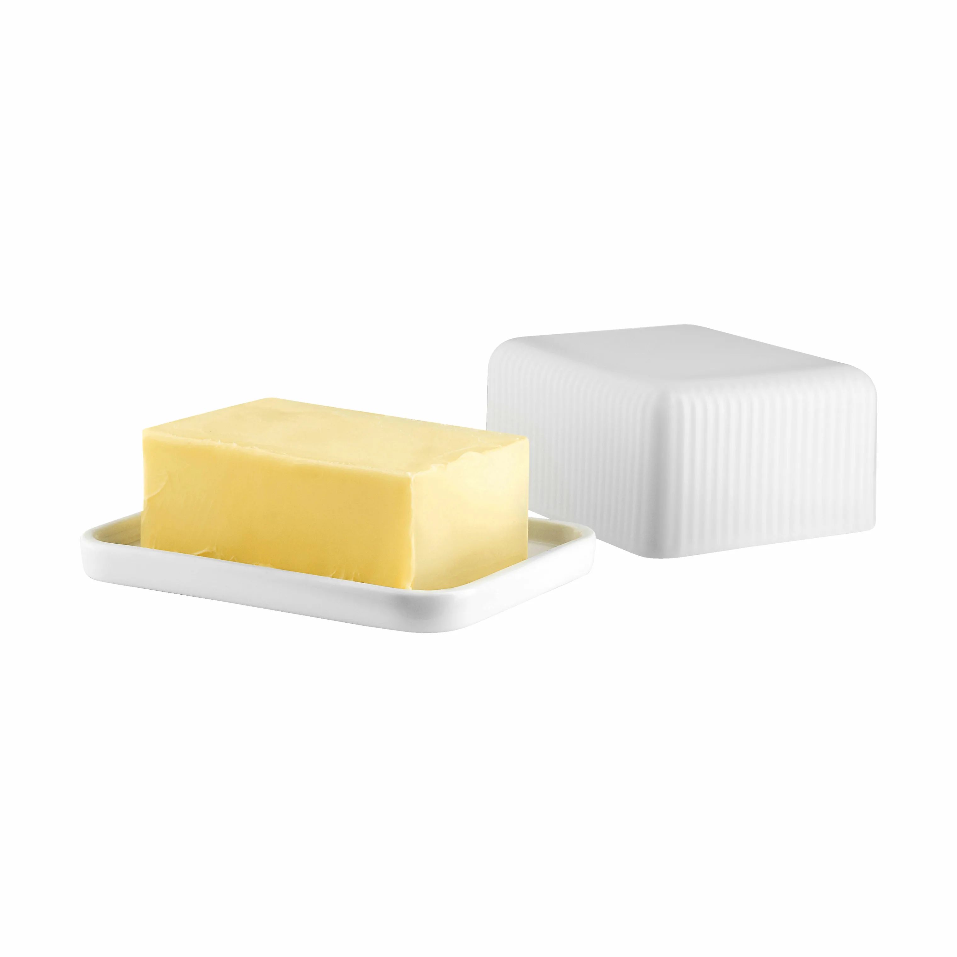 Eva Trio Smørbokse Legio Nova Smørboks i Hvid, B8 x L11 cm, 3