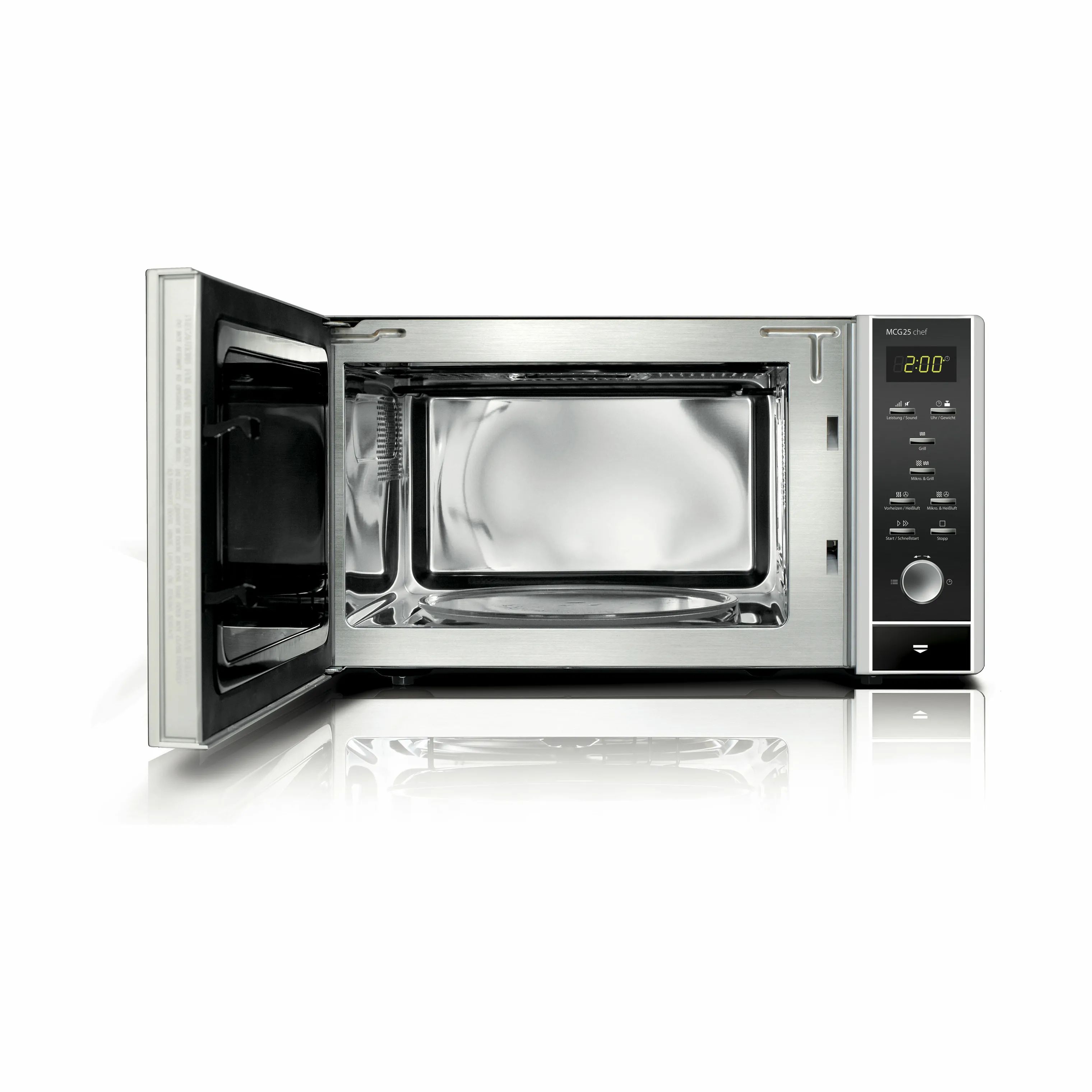 Caso Mikroovne Mikroovn CS3350 i Sort/Sølv, 2