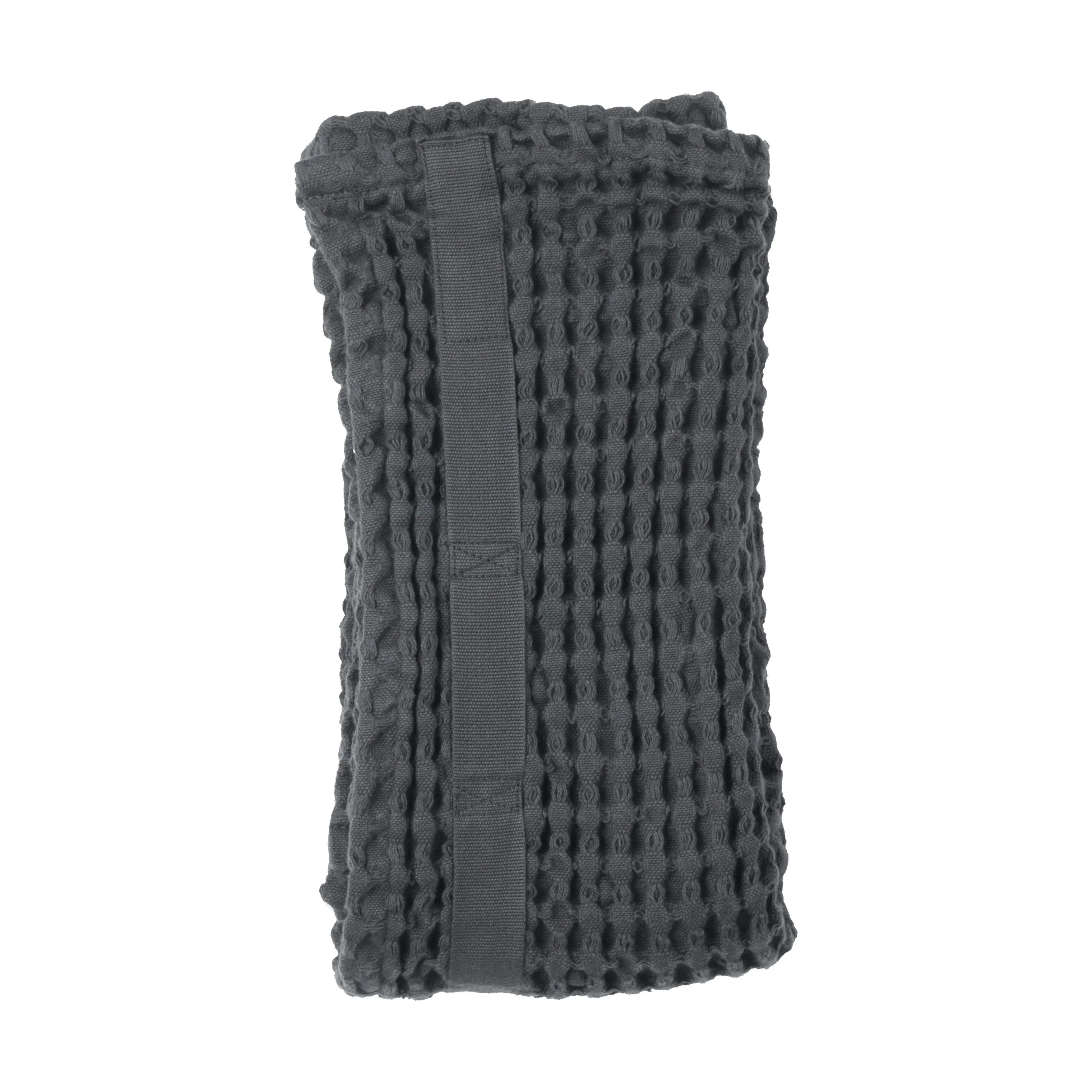 The Organic Company Håndklæder Big Waffle Vaffel Håndklæde i Mørkegrå, B50 x L75 cm, 3