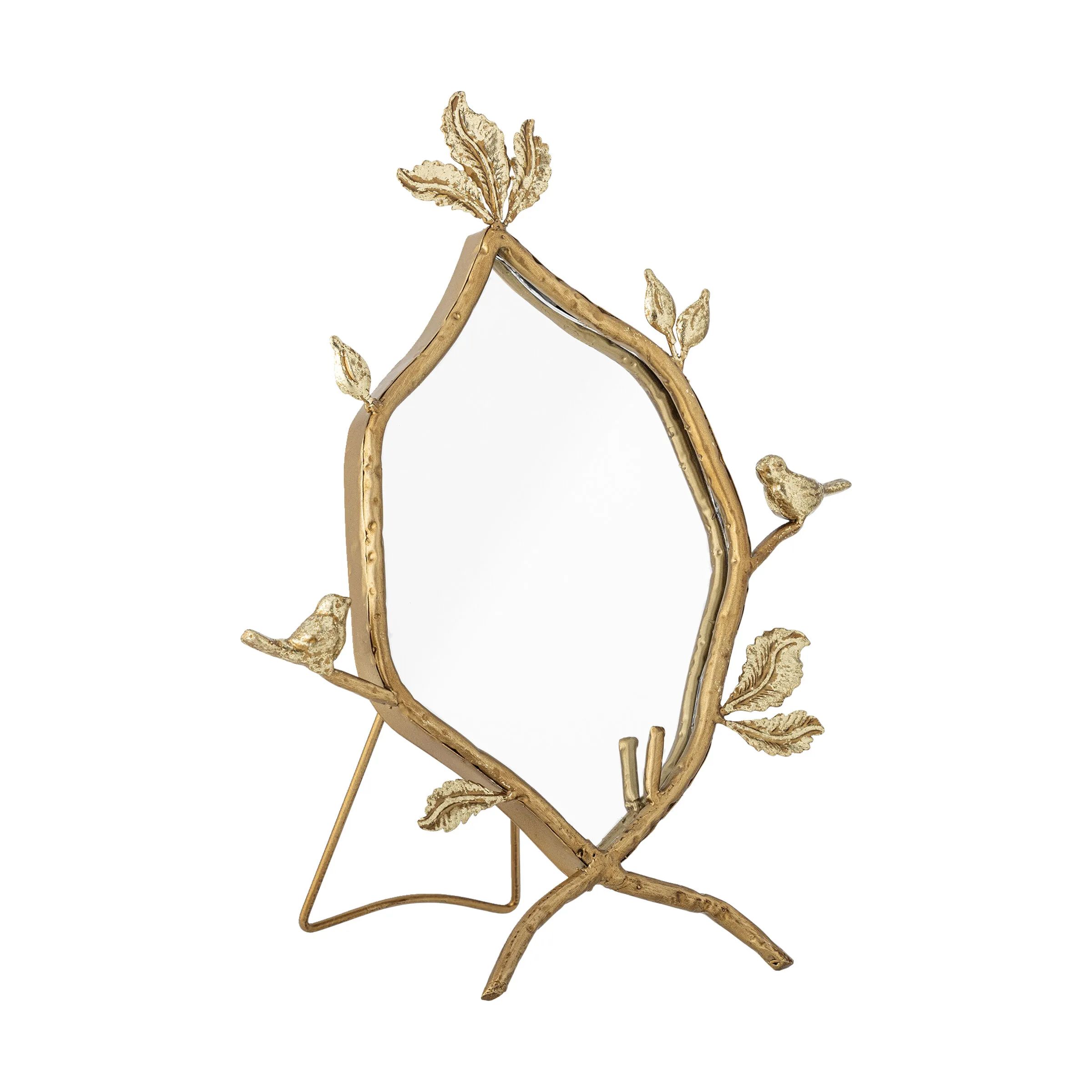 Creative Collection Makeupspejle Avila Bordspejl i Guldfarvet, 3