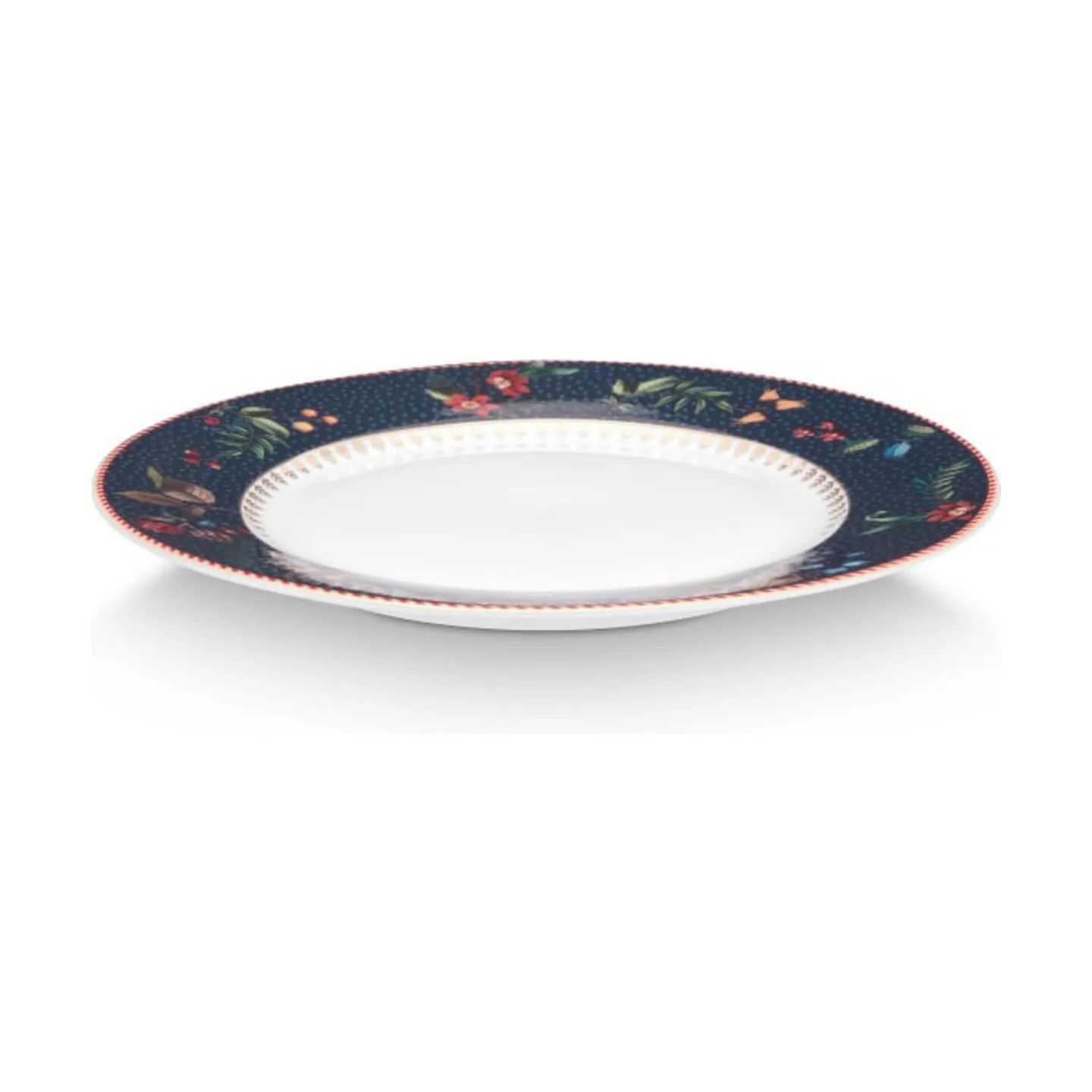PIP Studio Frokosttallerkener Berry Blues Berry Blue Tallerken i Blå, 21 cm, 4
