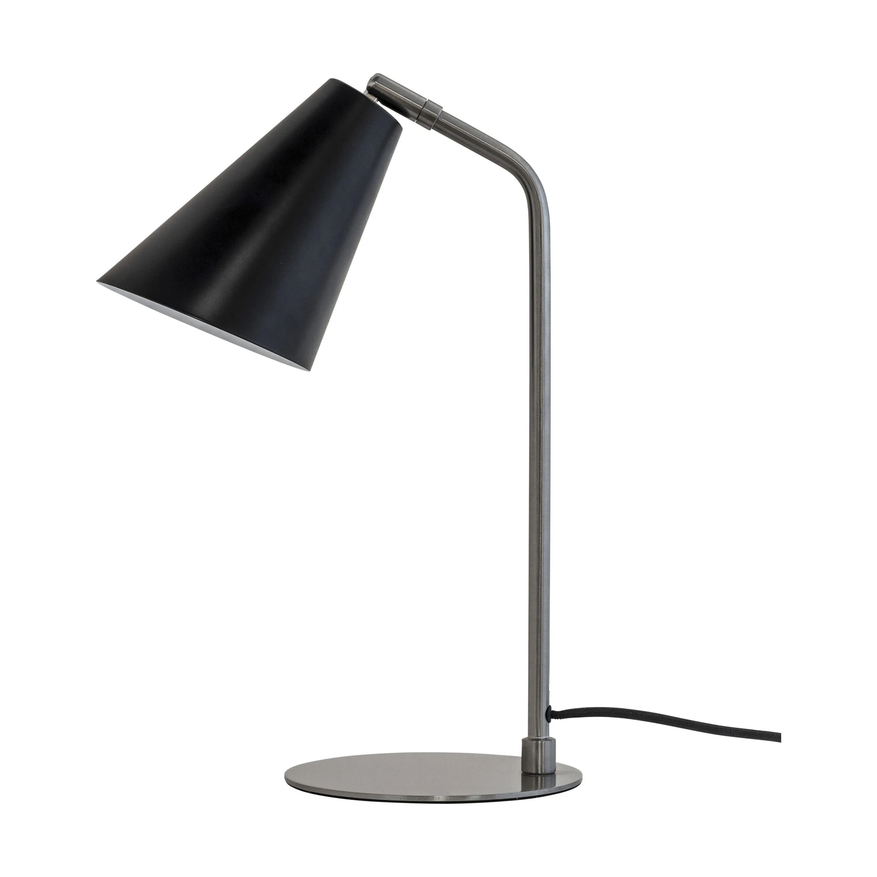 Dyberg Larsen Bordlamper Oswald Bordlampe i Sort/Børstet stål, 1
