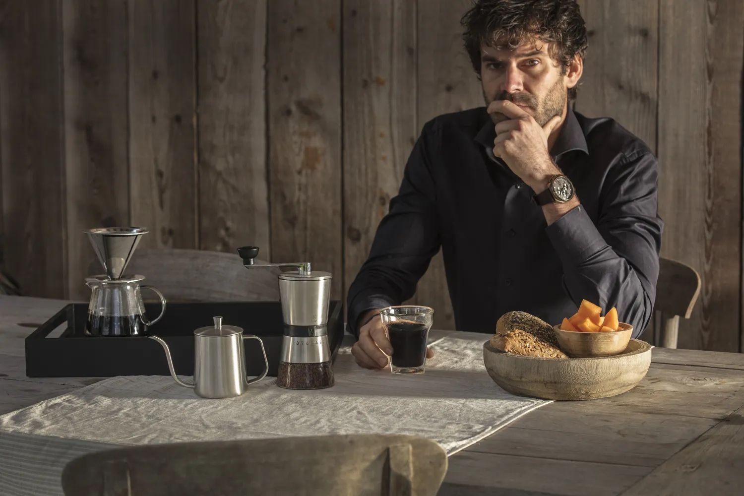 Leopold Vienna Kaffekværne Bologna Kaffemølle i Sølvfarvet, 3