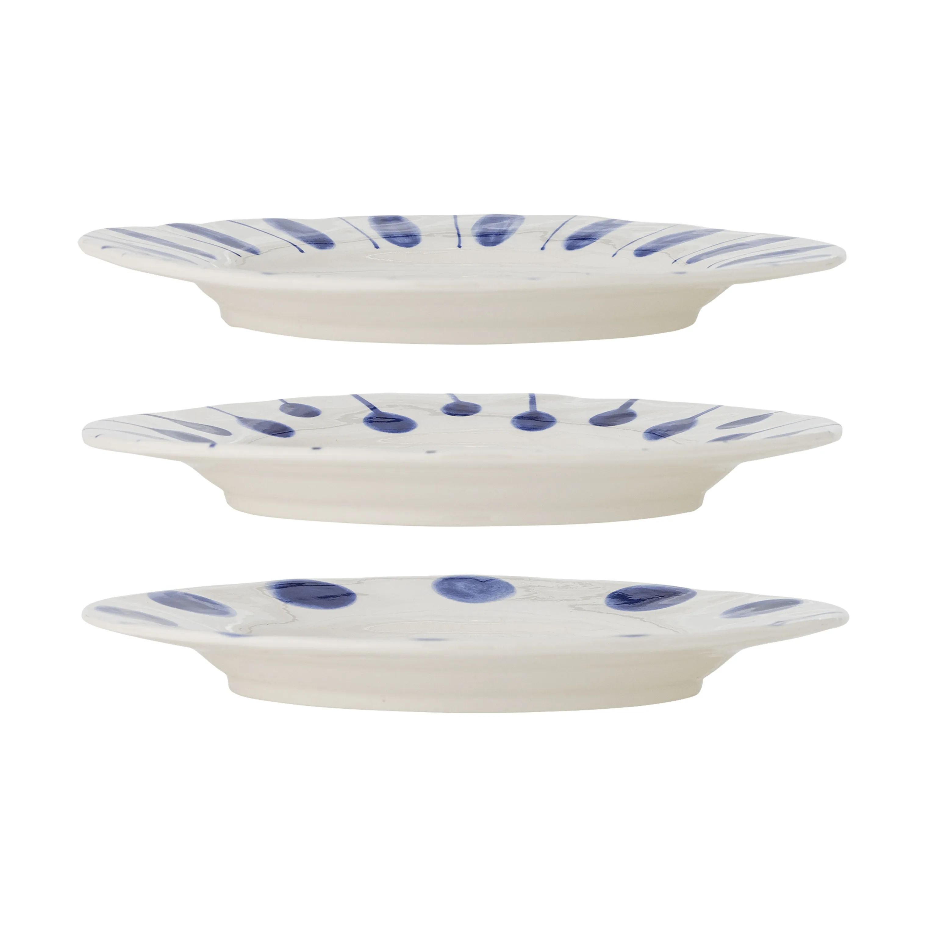 Creative Collection Middagstallerkener Linora Tallerken - 3 stk. i Blå, 28 cm, 4