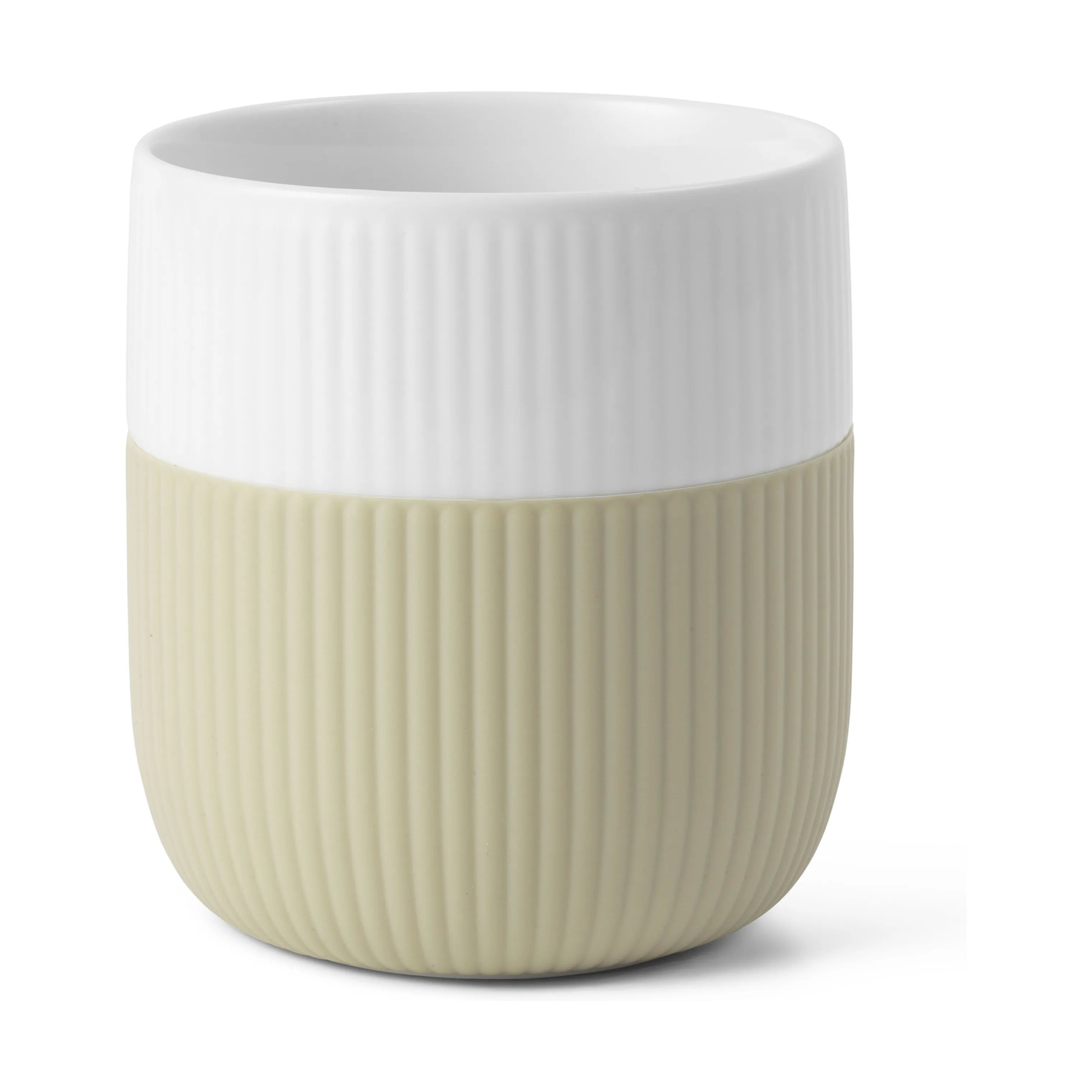Royal Copenhagen Krus og kopper uden hank Riflet Contrast Krus i Sand, 1