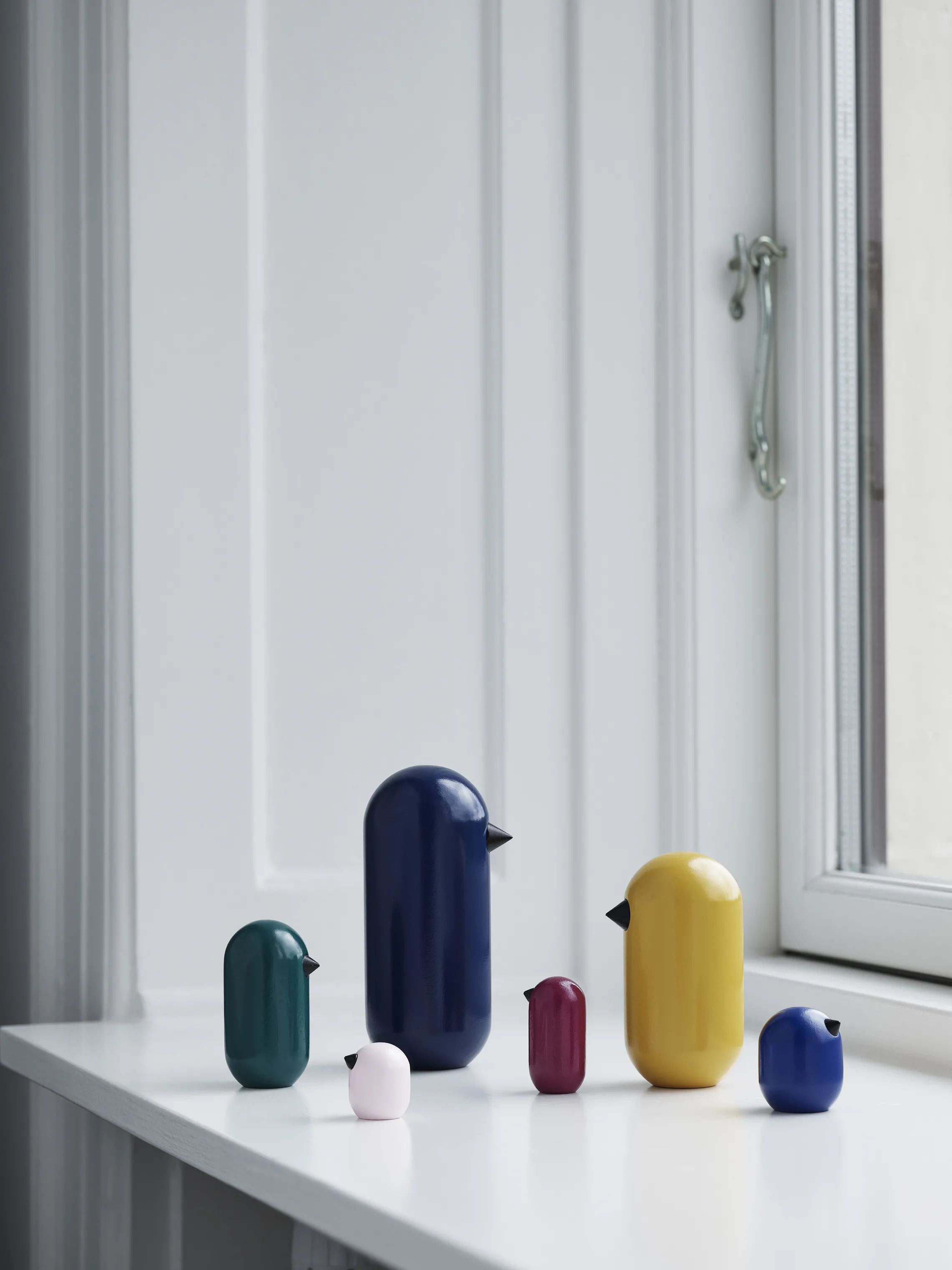 Normann Copenhagen Dyrefigurer Fugl Little Bird i Mørkeblå, 13,5 cm, 2