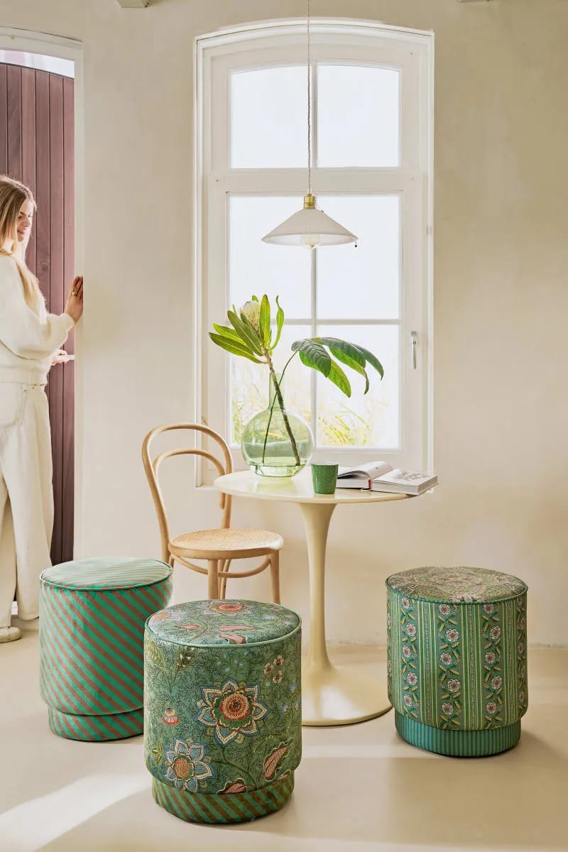 PIP Studio Puffer Pip Studio Home Accessories Puf i Grøn, 2