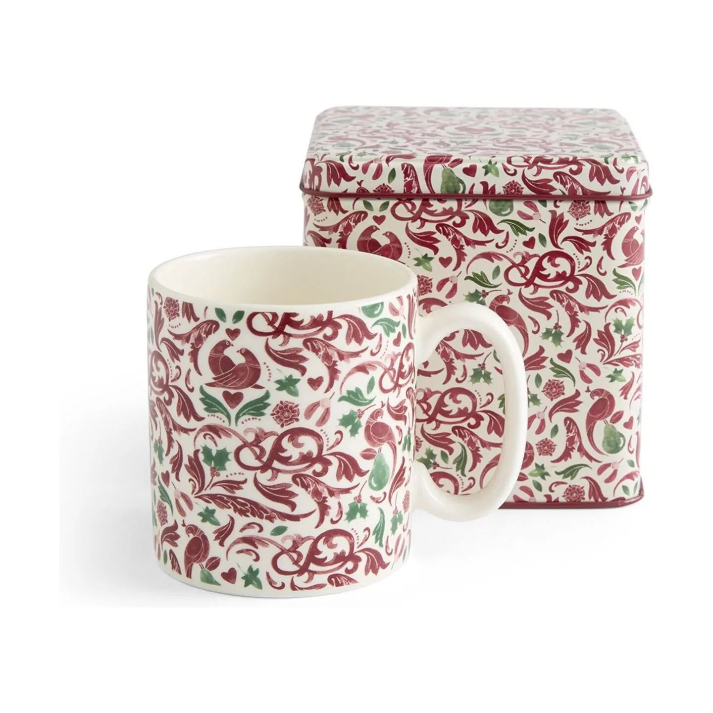 Spode Krus og kopper med hank Yuletide Krus- og dåsesæt - 2 dele i Rød/grøn/hvid, 1