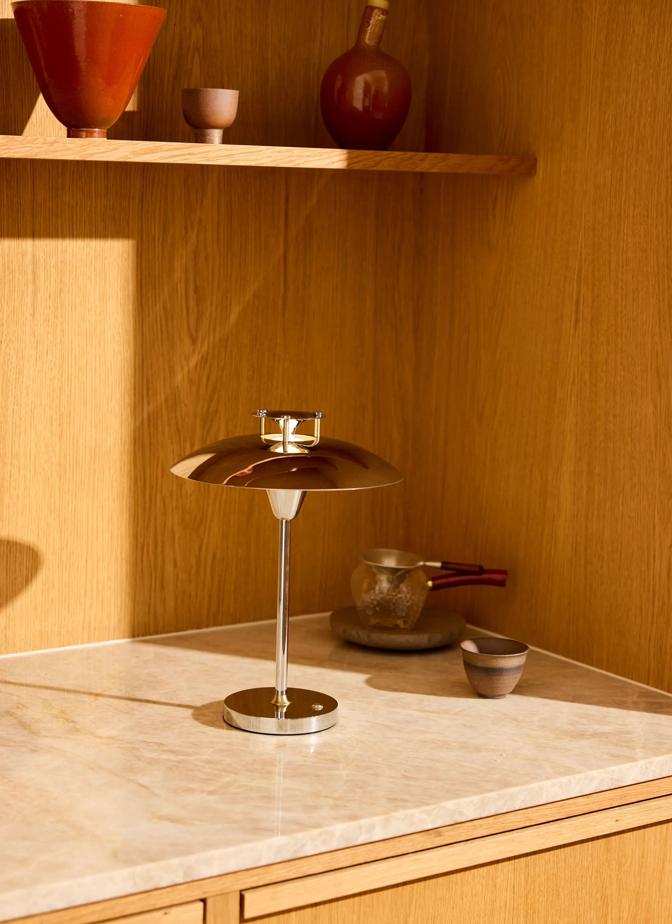 Halo Design LED-lamper Stepp 1-2-3 Transportabel Bordlampe i Sølv, 2