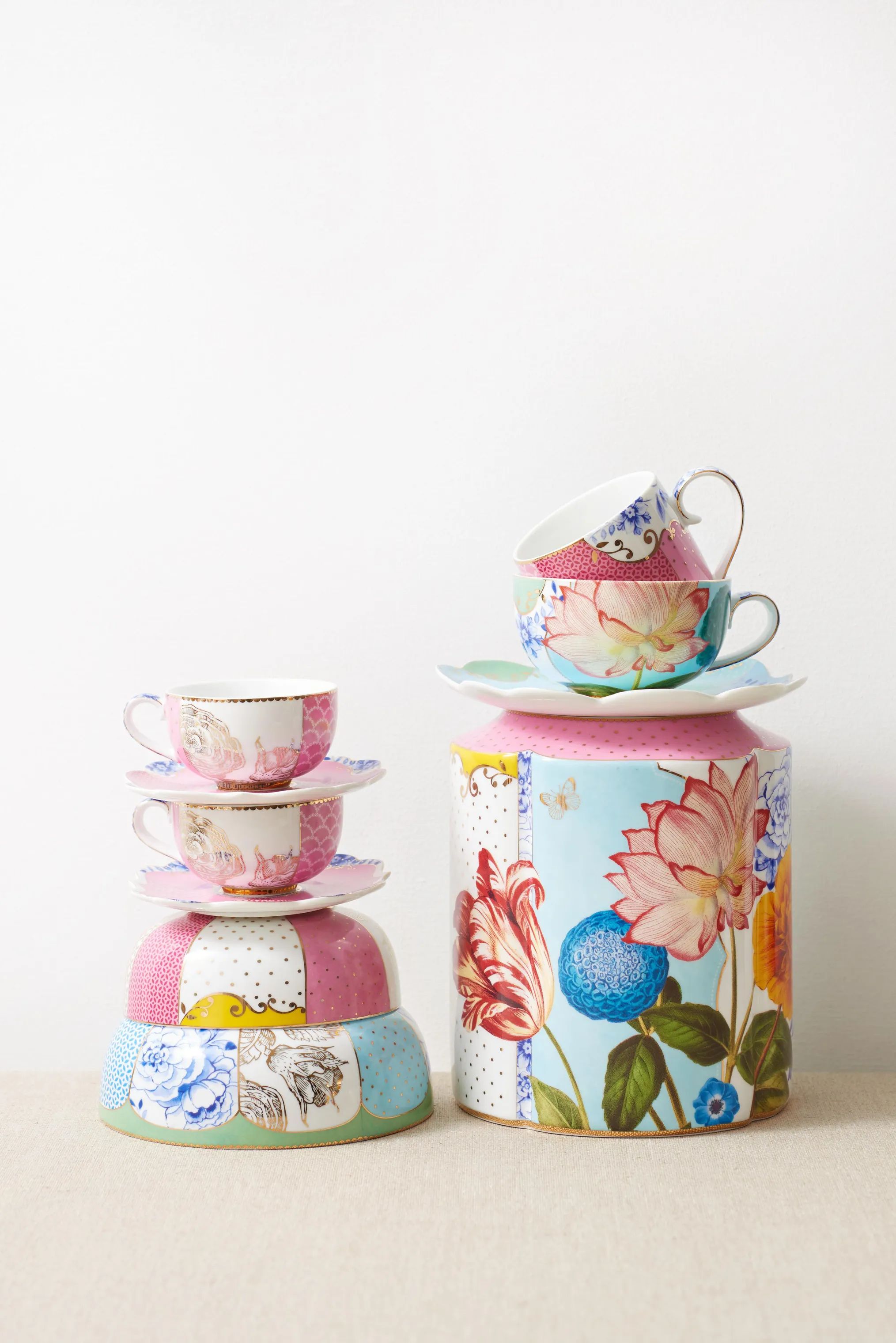 PIP Studio Espressokopper Royal Multi Espressokop i Multifarvet pink, 3