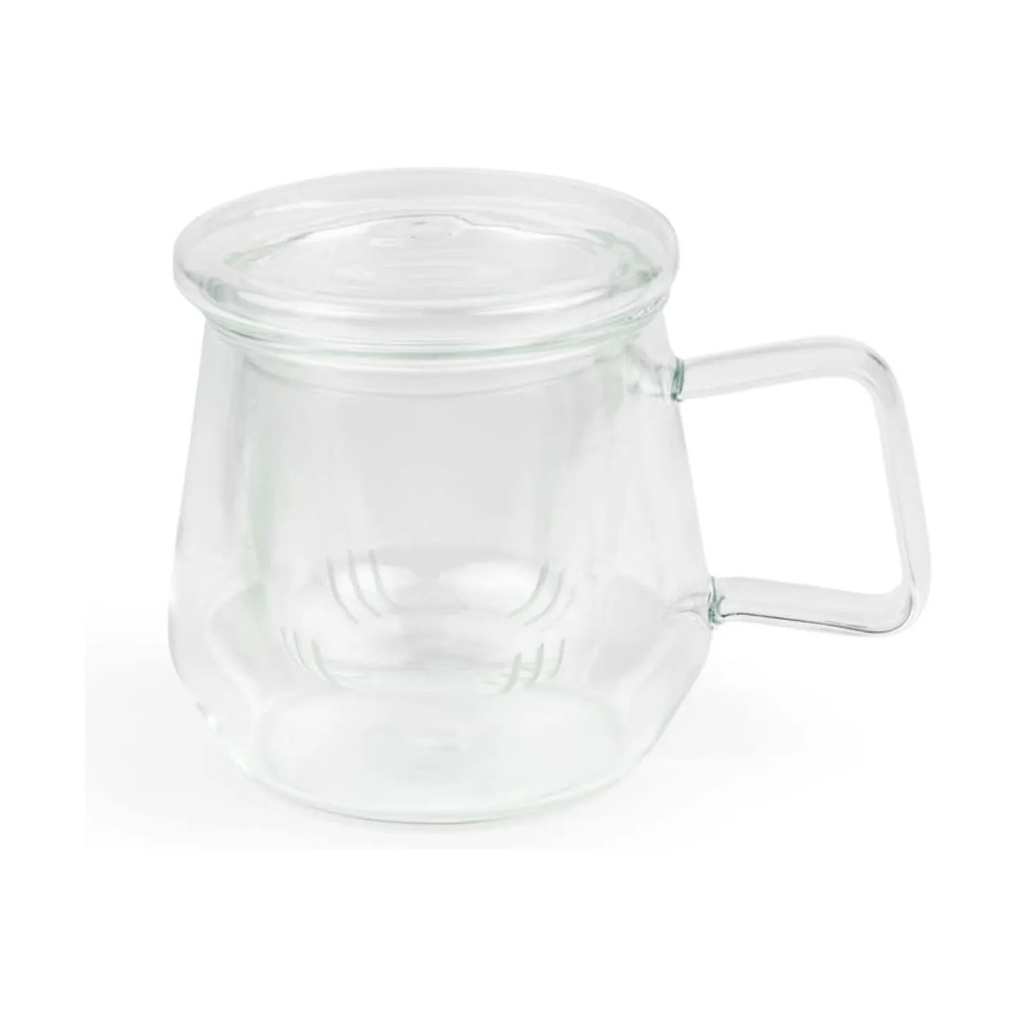 Bredemeijer Krus og kopper med hank Livorno Teglas med filter i Transparent, 2