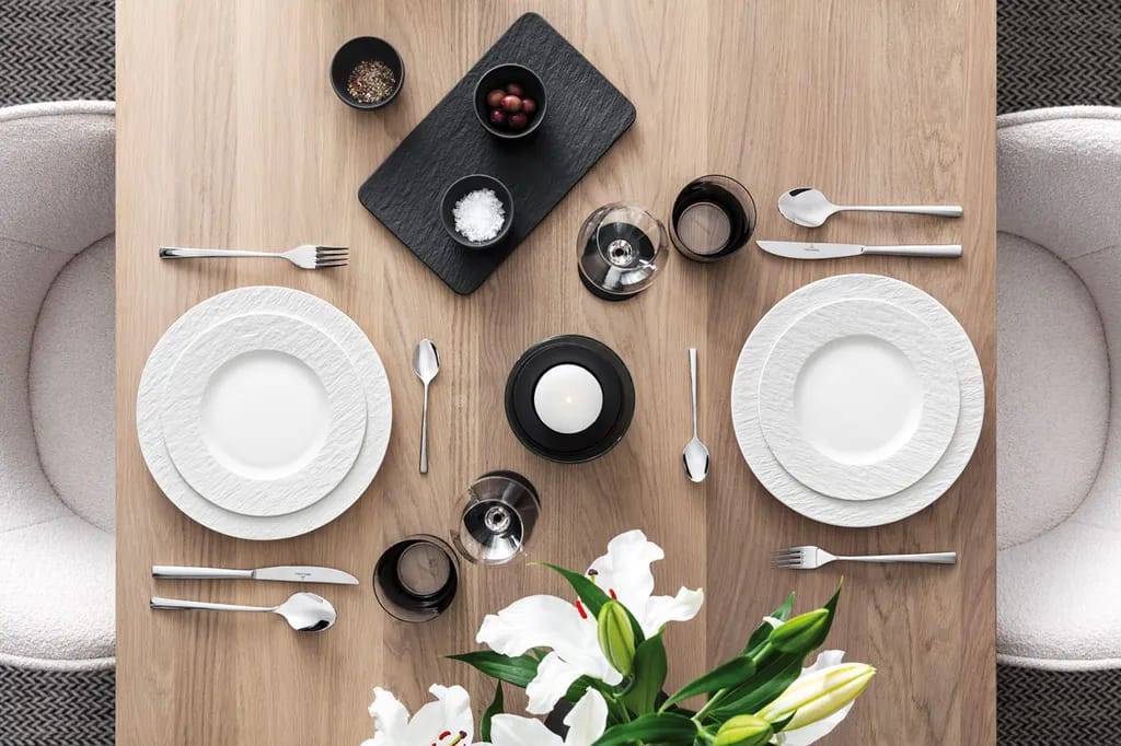 Villeroy & Boch Middagstallerkener Manufacture Rock blanc Middagstallerken i 27,1 cm, 2