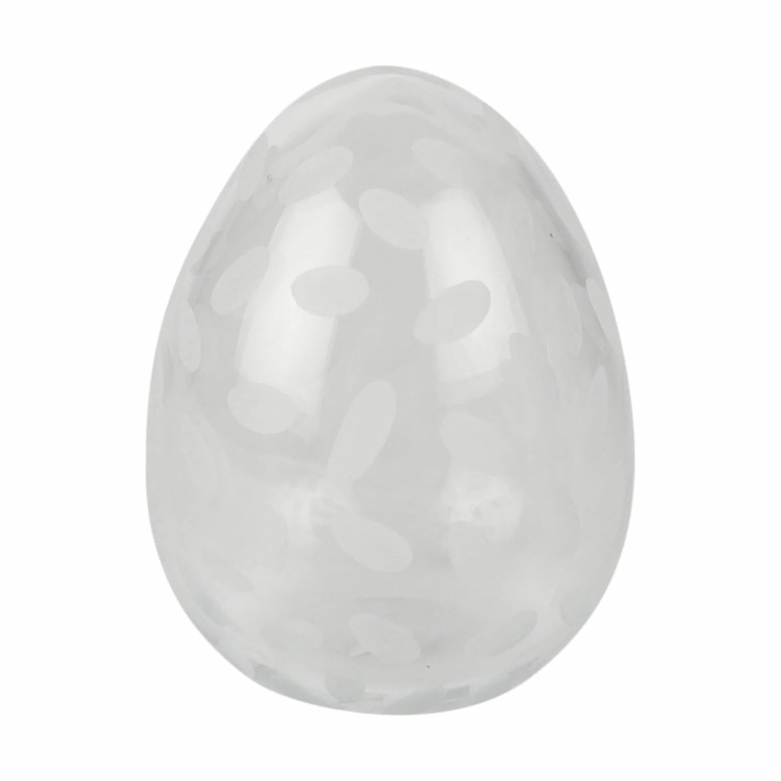 CASA Living Påskeæg og ophæng Dekorationsæg i Klar/hvid confetti, 14,5 cm, 1