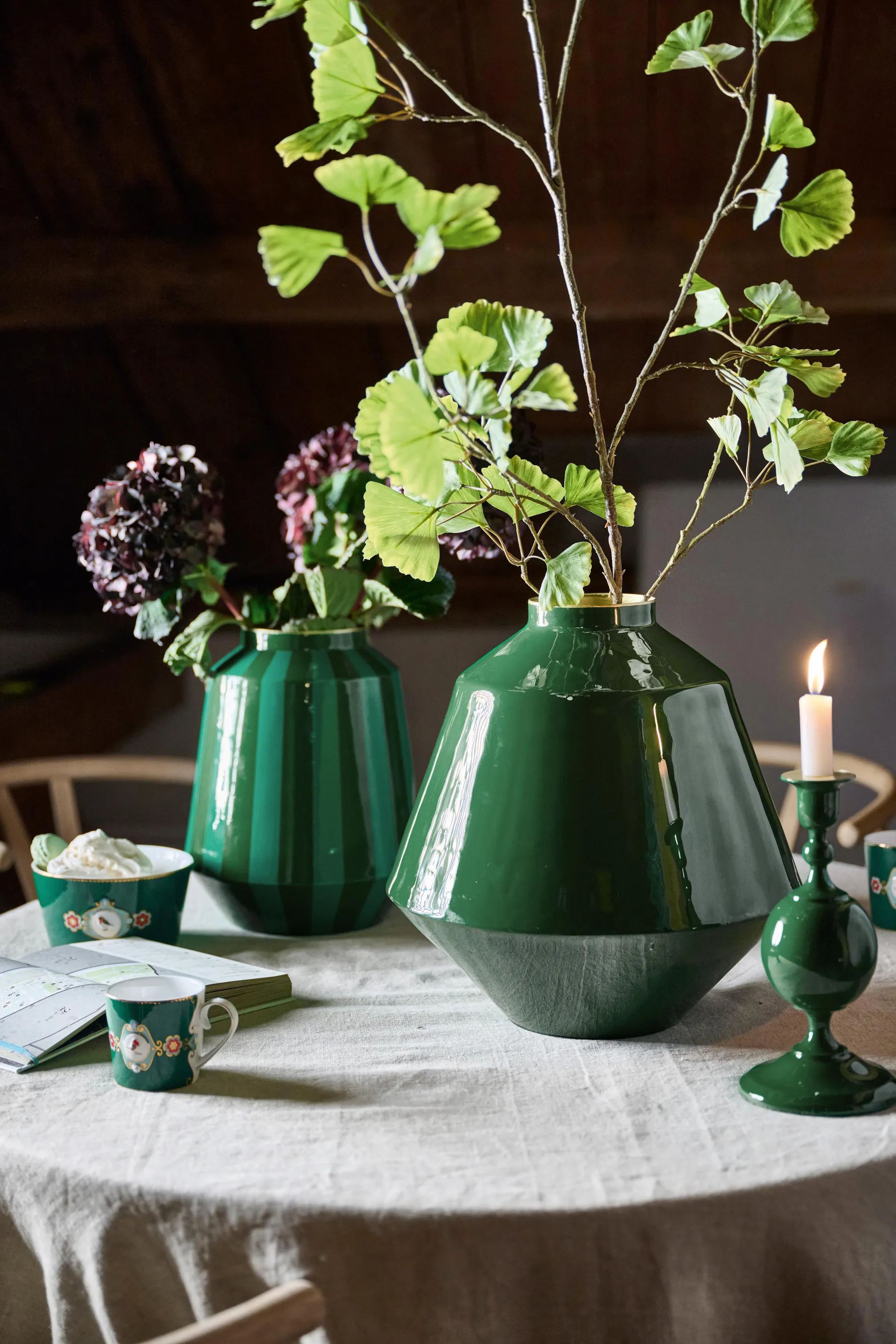 PIP Studio Vaser Home Decor Vase i Dark green, 35 cm, 2