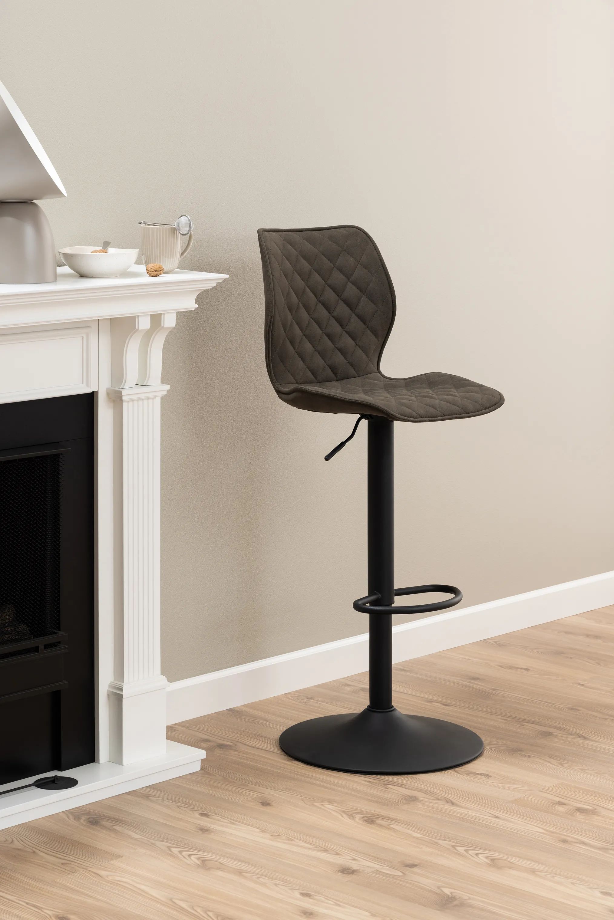 CASA Living Barstole Naomi Barstol - 2 stk. i antracit, 2