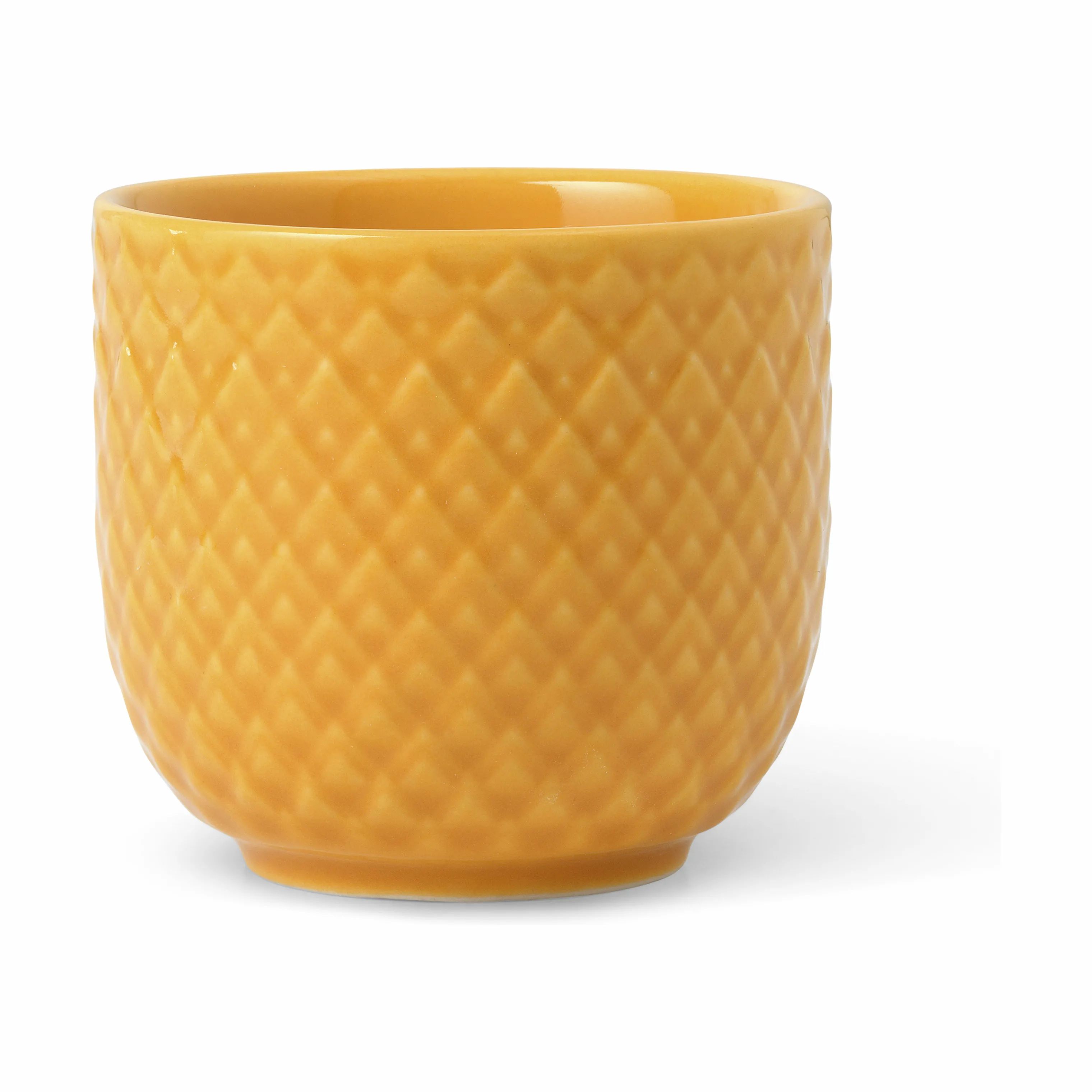 Lyngby Porcelæn Æggebægere Rhombe Color Æggebæger i Gul, 1