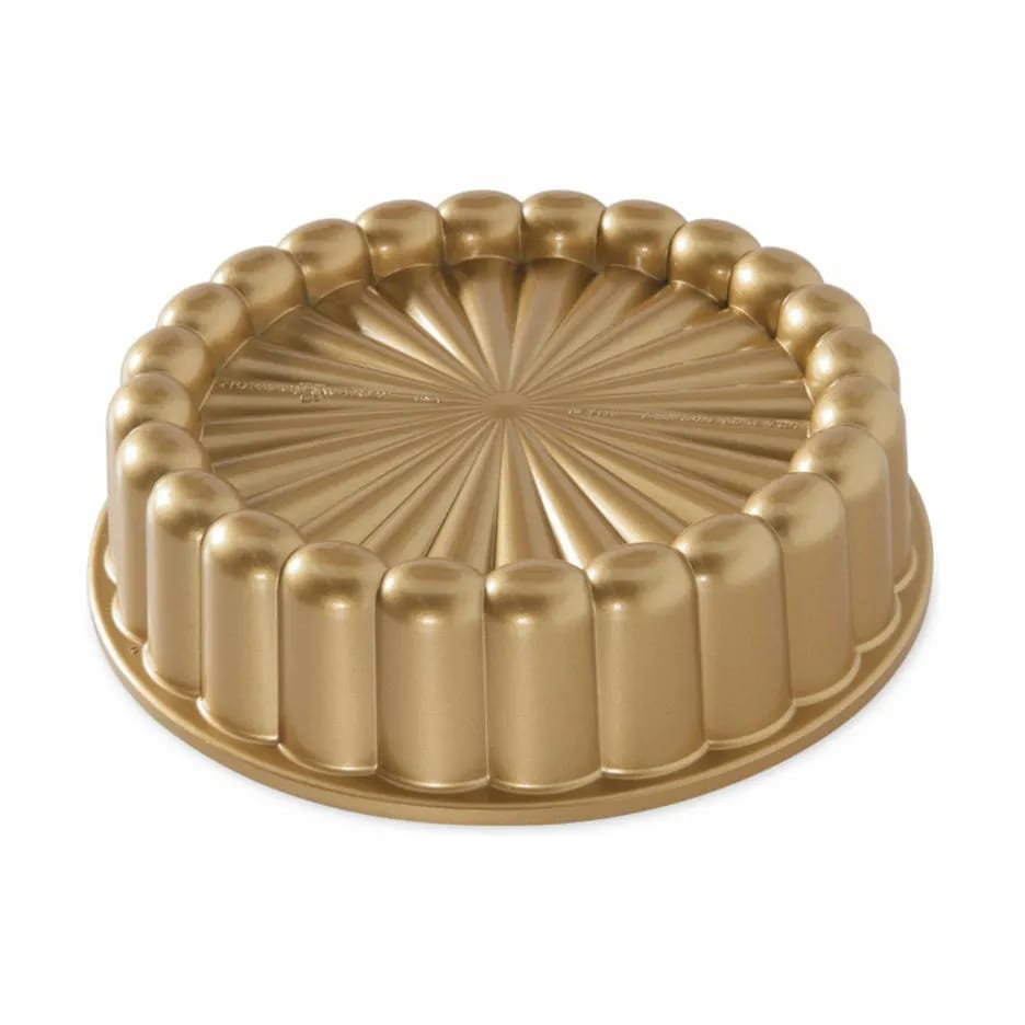 Nordic Ware Øvrige bageforme Gateau Charlotte Kageform i Guldfarvet, 1
