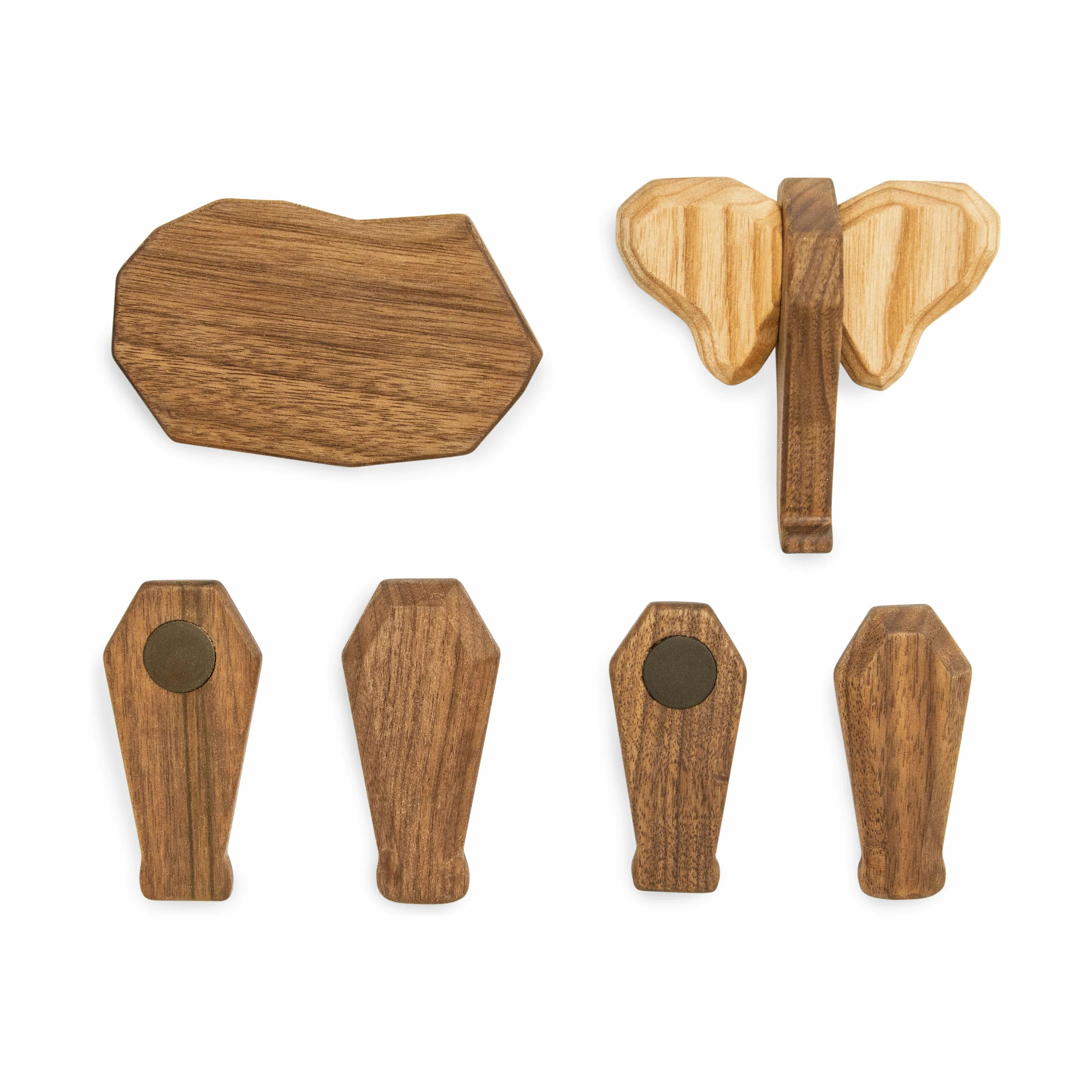 FableWood Dyrefigurer Mor-elefant i 15 cm, 4