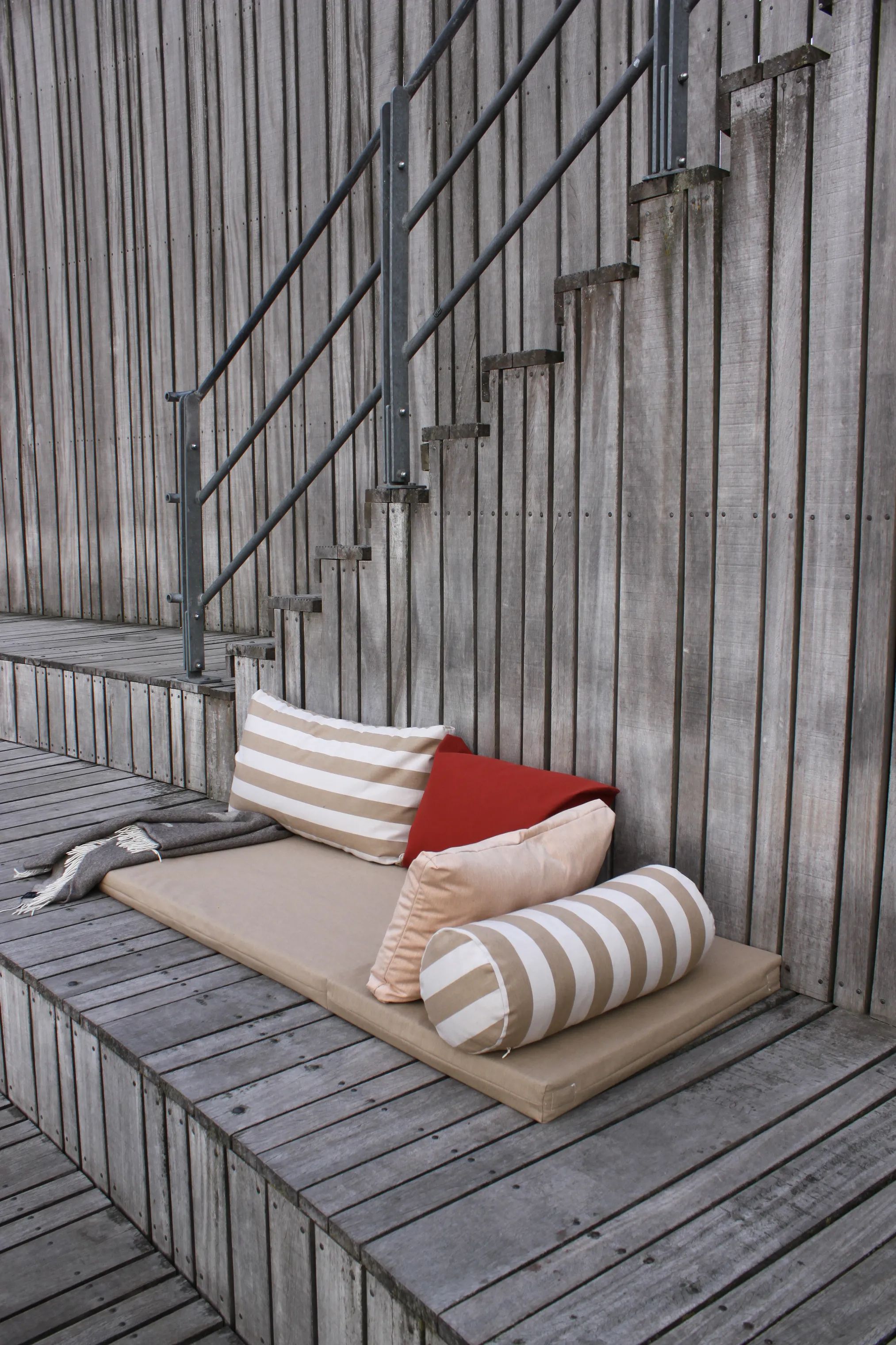 TRIMM Copenhagen Havehynder Connect Madras i Taupe, B120 x L80 cm, 2