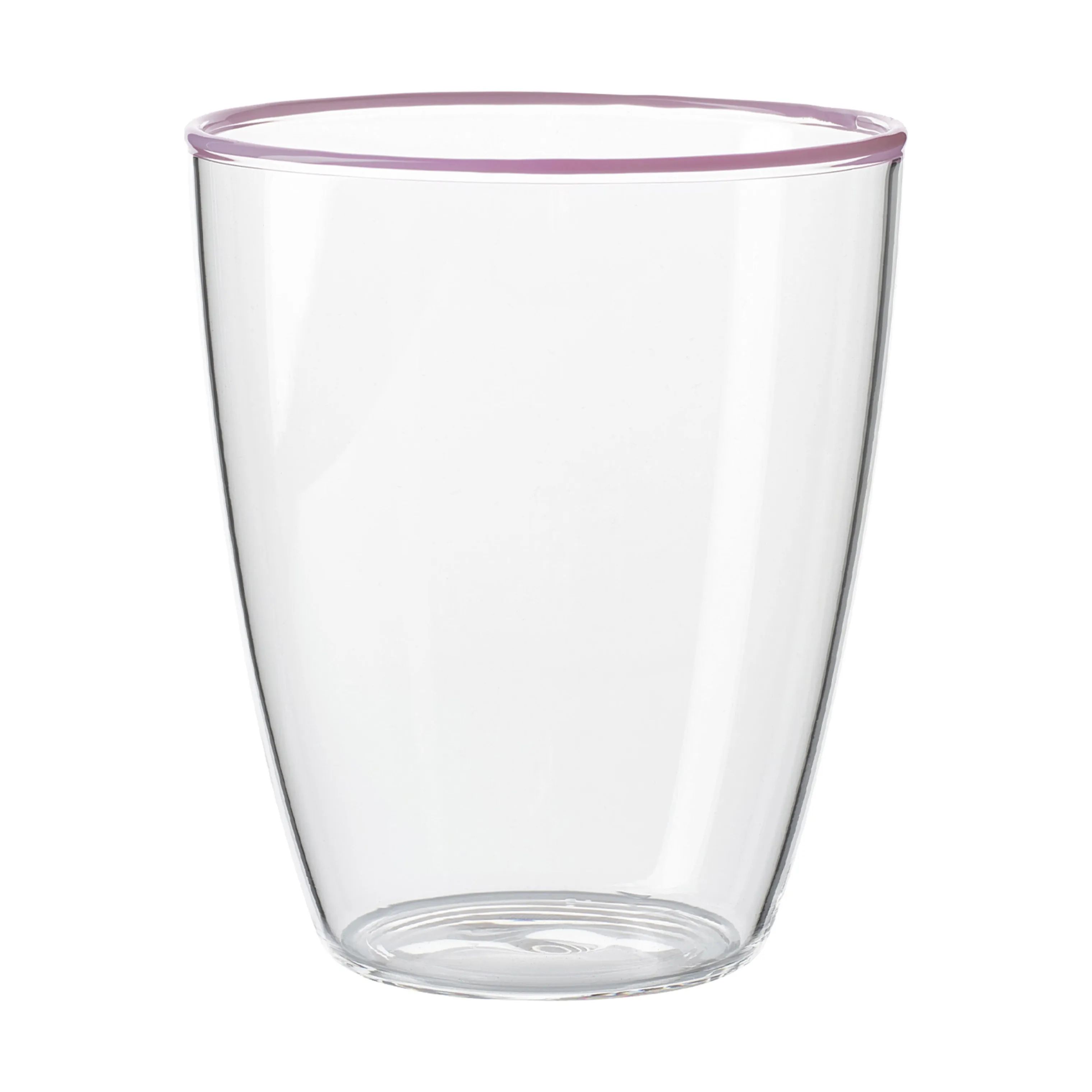 Life In Colour Vandglas Confetti Art Art Vandglas i Klar med Candy floss kant, 1