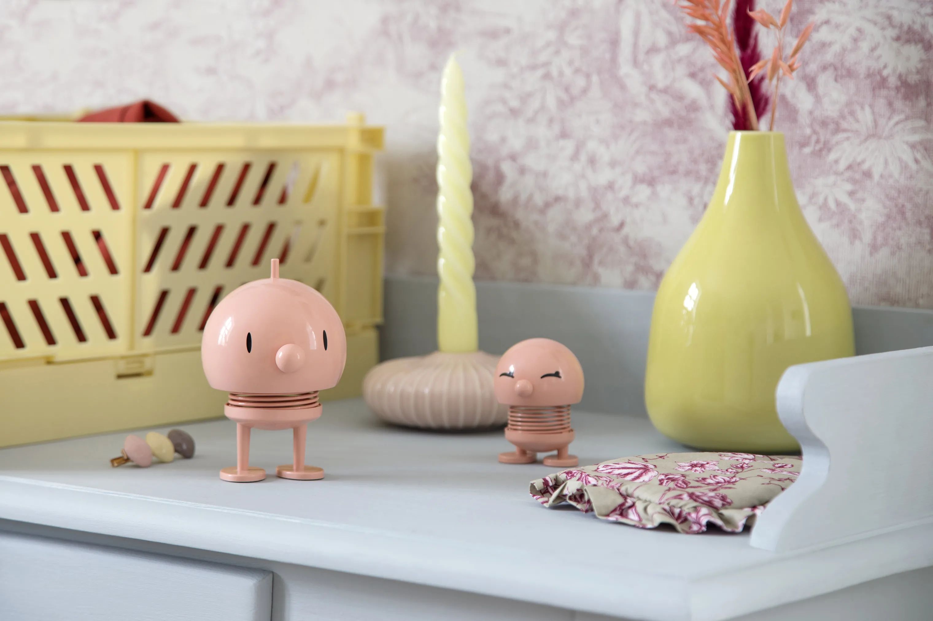 Hoptimist Øvrige figurer Bumble - Soft i Melon, 6,6 cm, 2