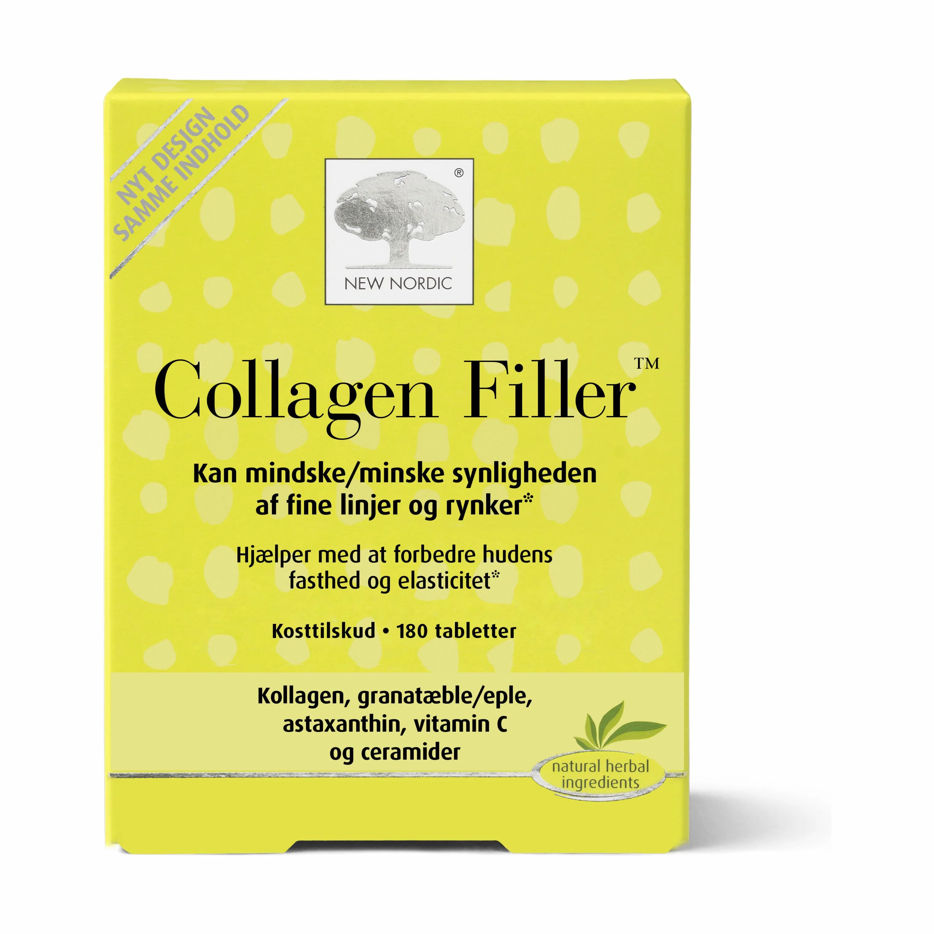New Nordic Kropspleje Collagen Filler Kosttilskud i Klar/180, 1