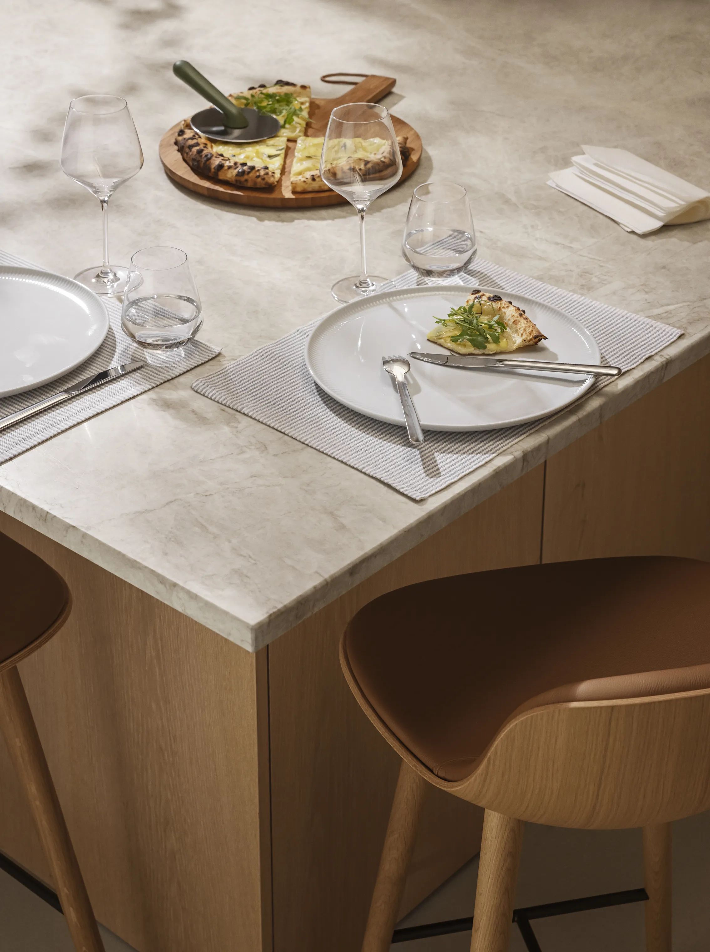 Eva Trio Serveringsfade Legio Nova Pizzatallerken i Hvid, 3