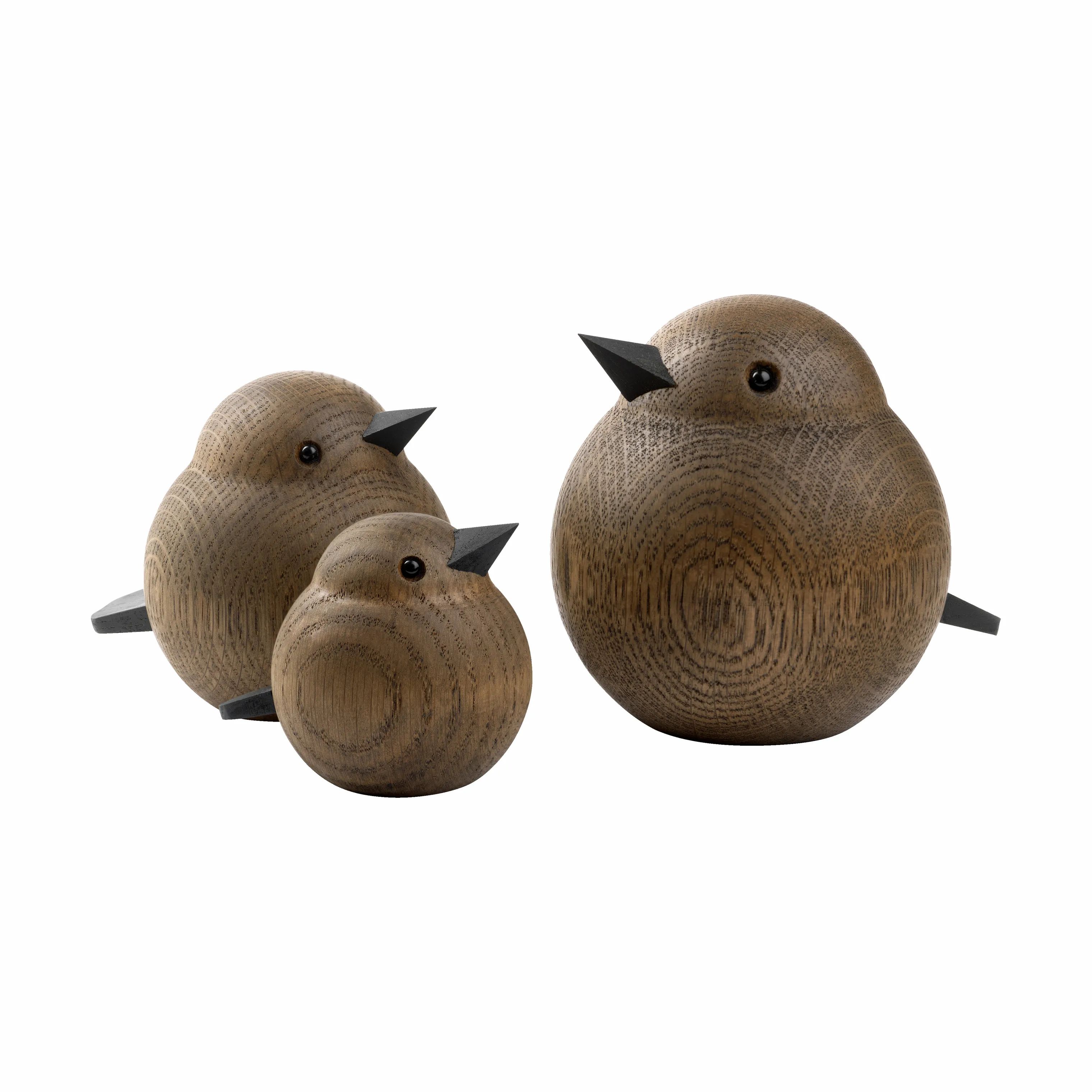 Novoform Dyrefigurer Figur - Spurveunge i Røgbejdset, 6 cm, 4