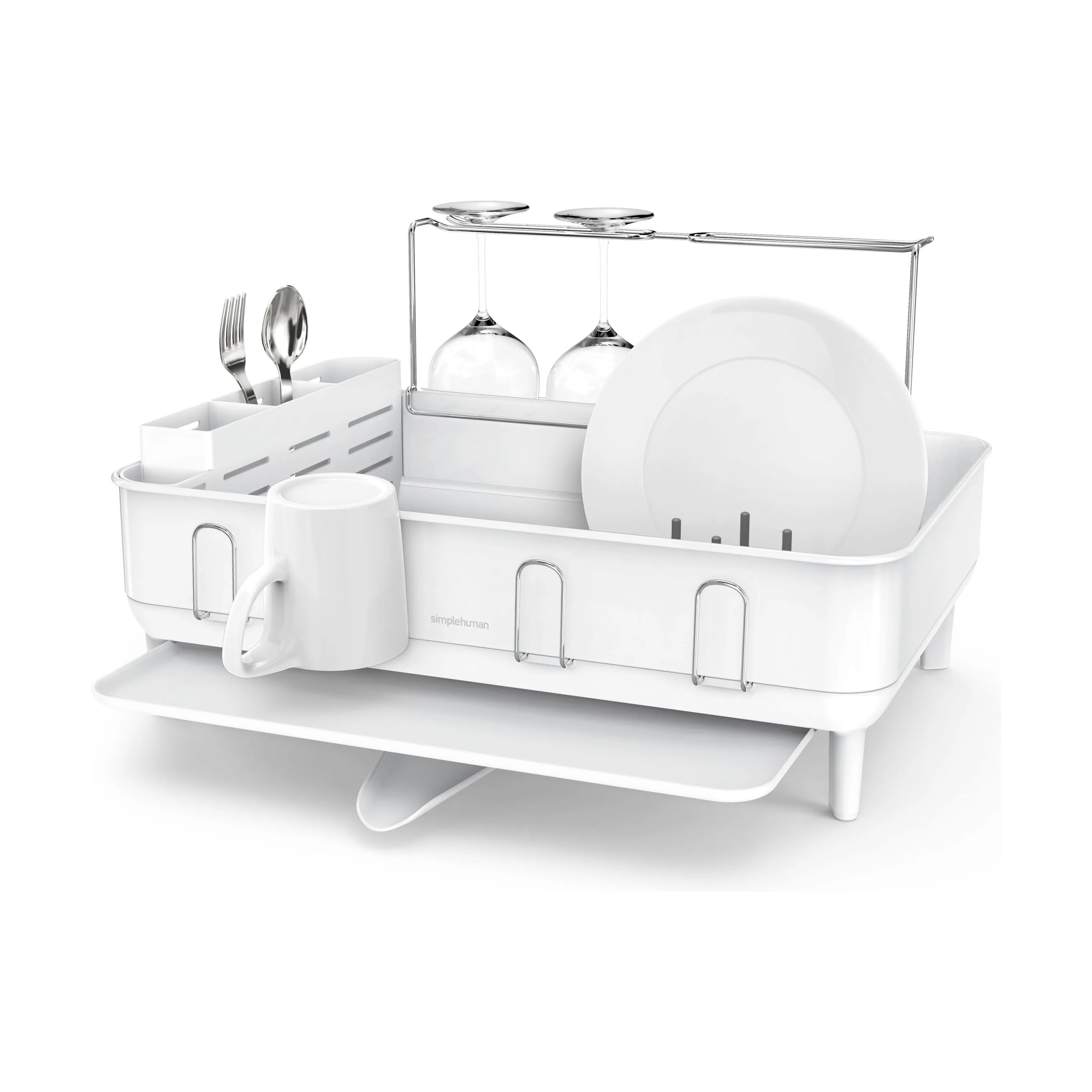 Simplehuman Opvaskestativer Opvaskestativ i Hvid, 4