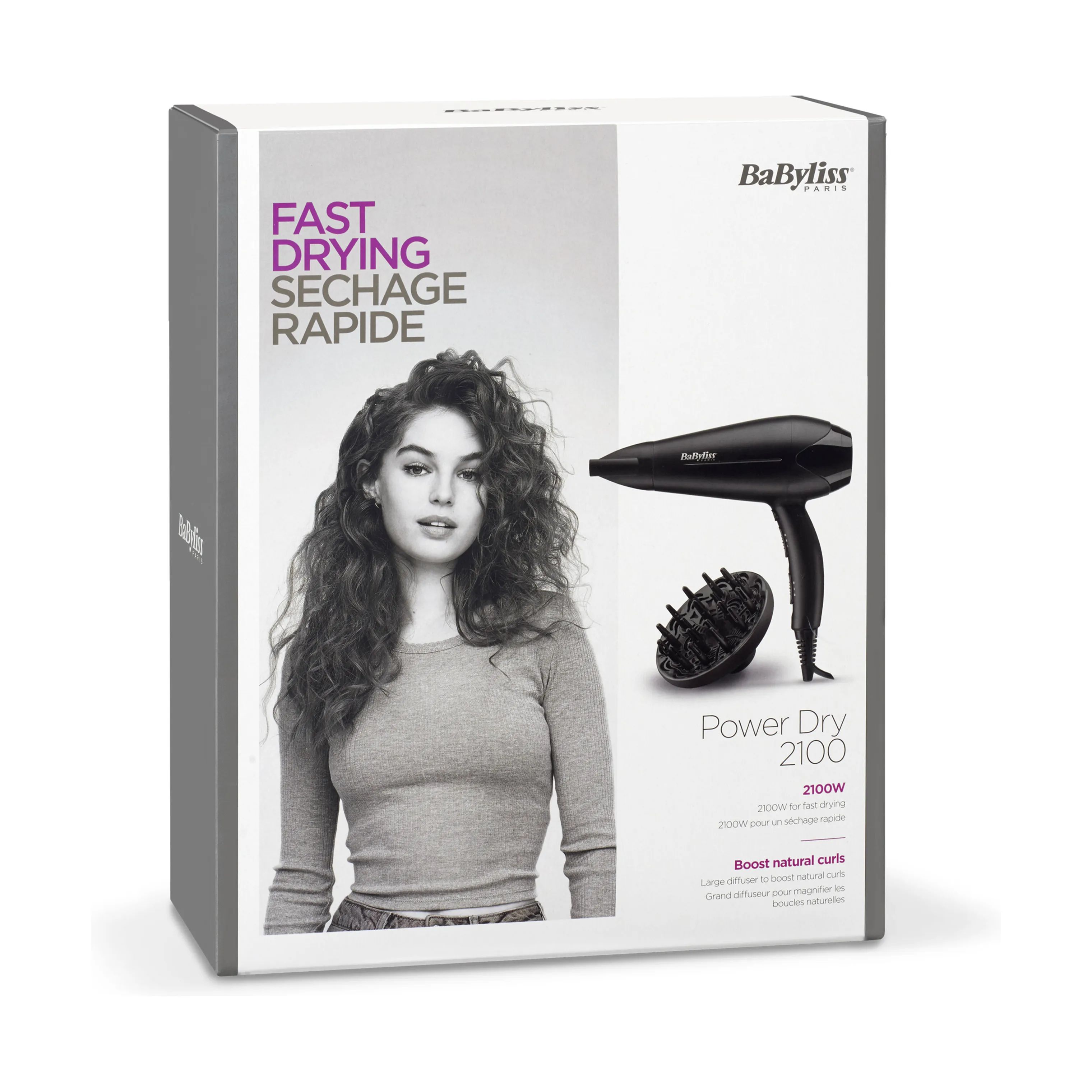 BaByliss Hårtørrere Paris Hårtørrer D563DE i Black, 6