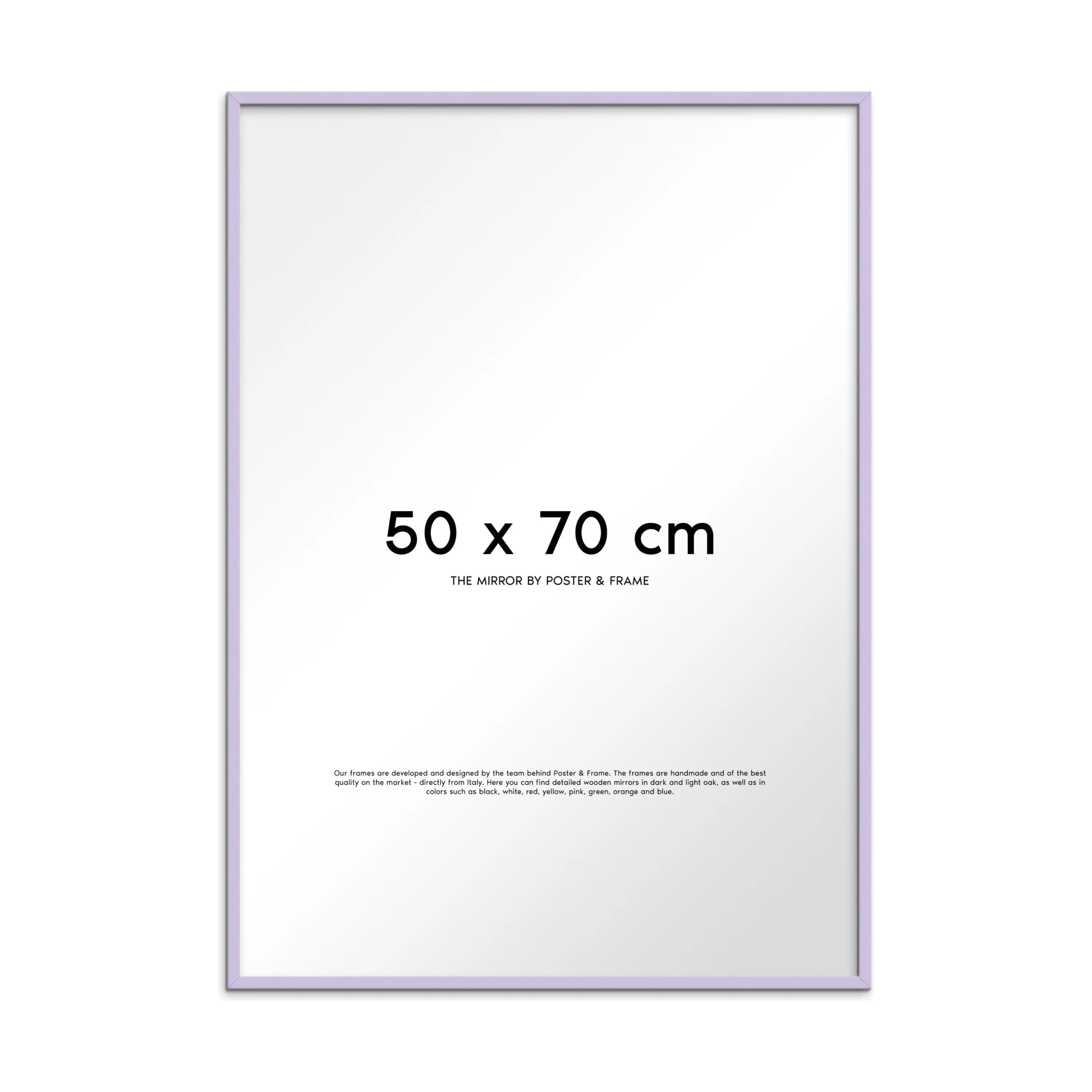 Poster&Frame Spejle Spejl i Lilac, B50 x L70 cm, 1