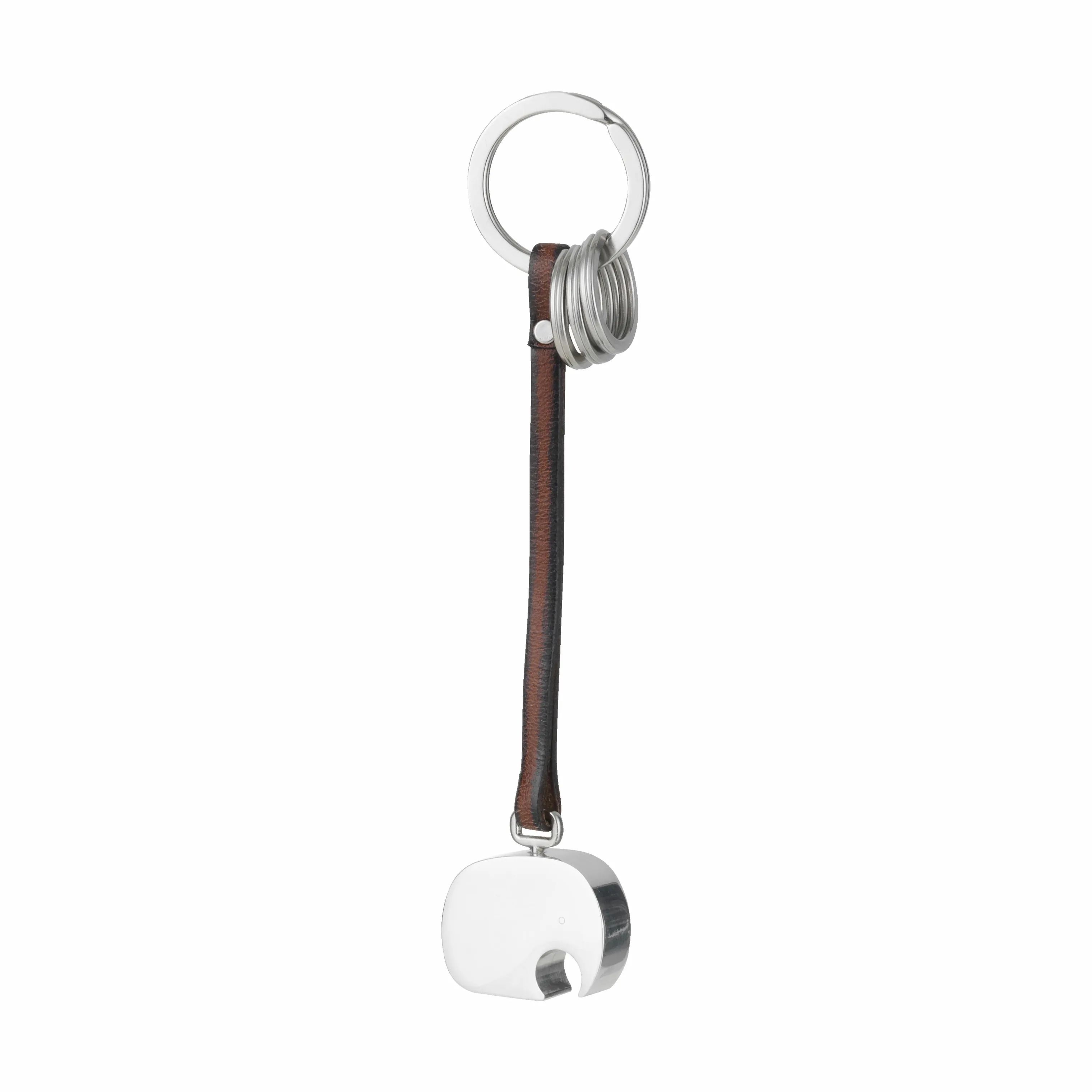 Georg Jensen Øvrigt interiør Nøllephant Nøglering i Sølvfarvet, 1