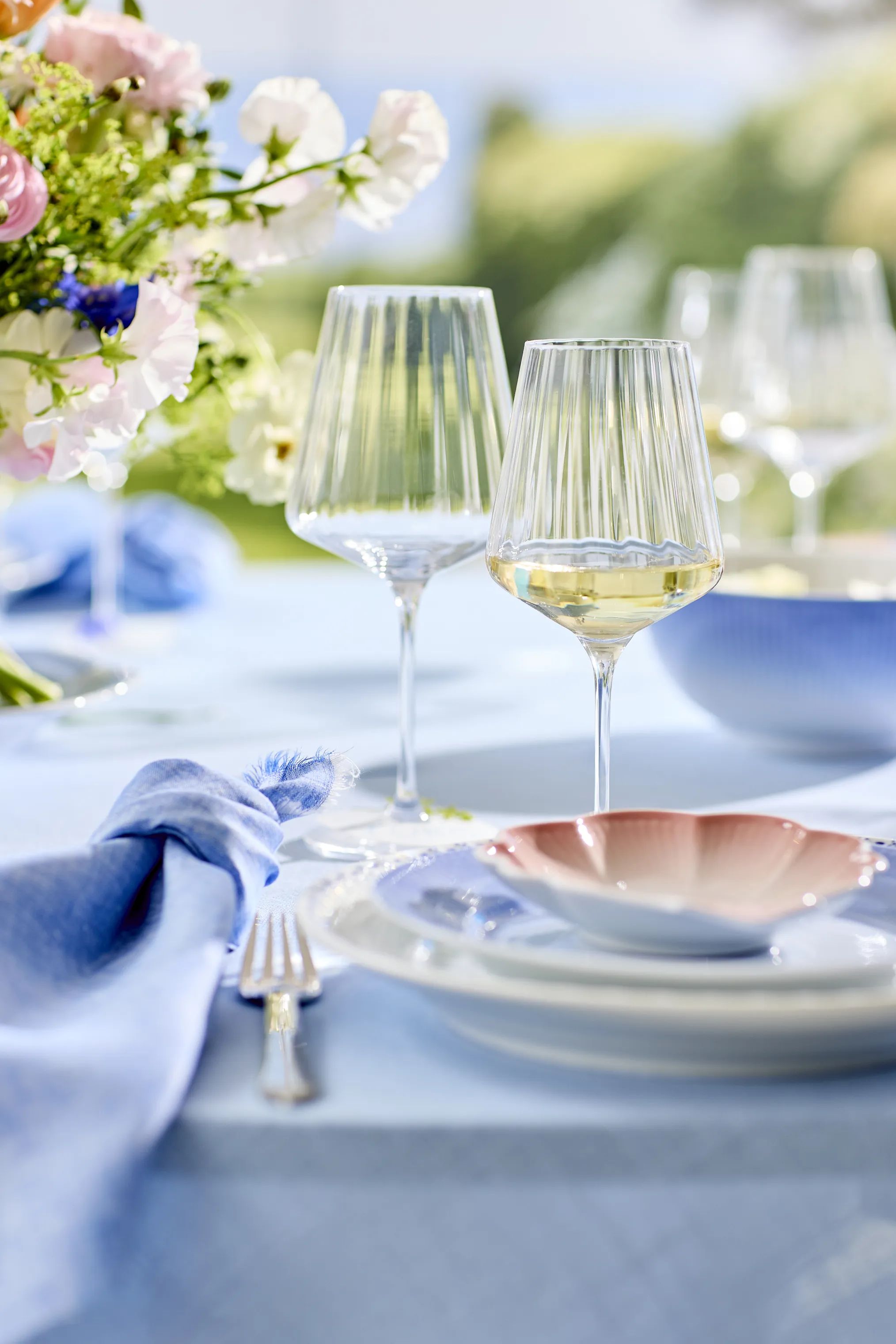 Georg Jensen Hvidvinsglas Bernadotte Hvidvinsglas - 6 stk. i Klar, 43 cl, 5