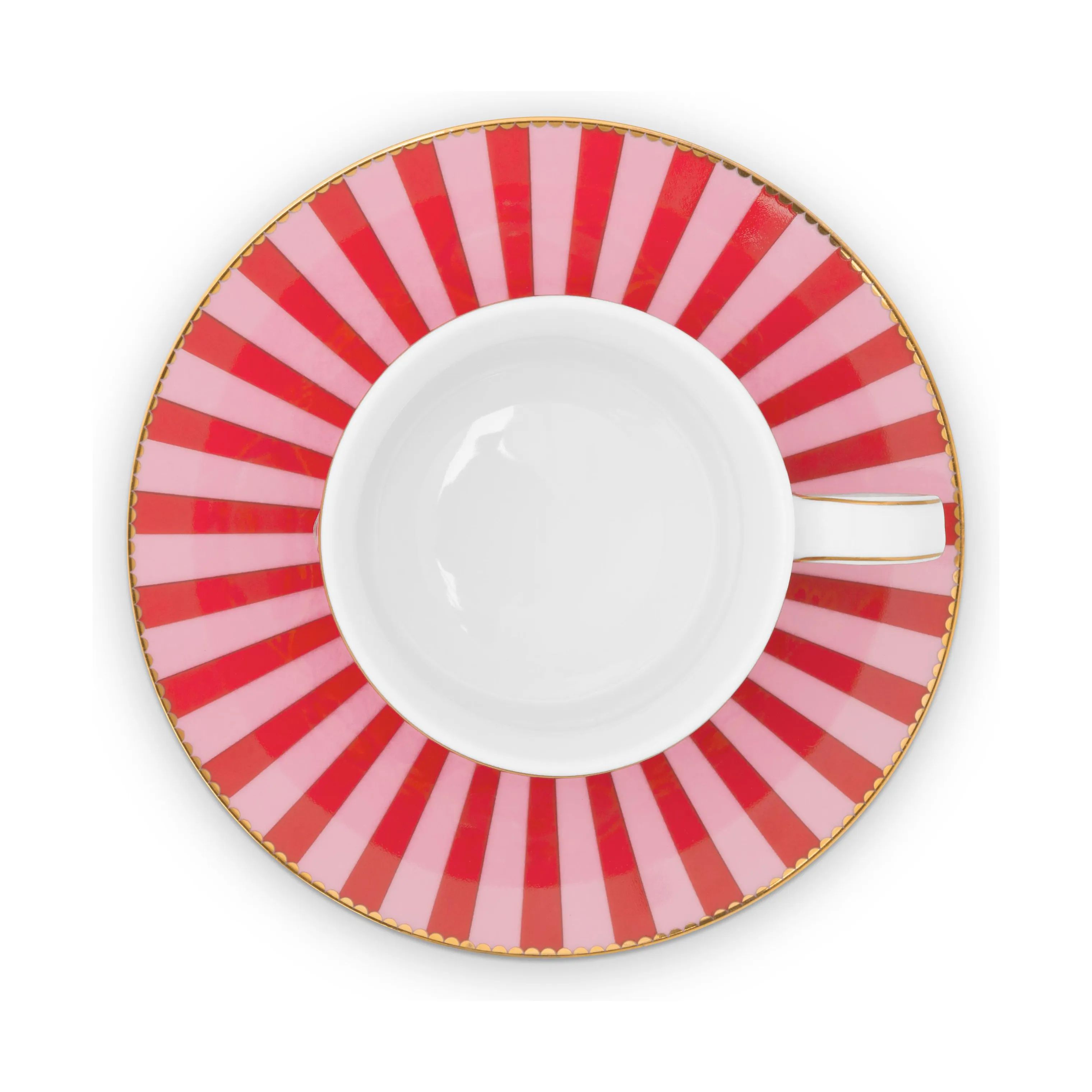 PIP Studio Krus og kopper med hank Love Birds Kop i Red, 4