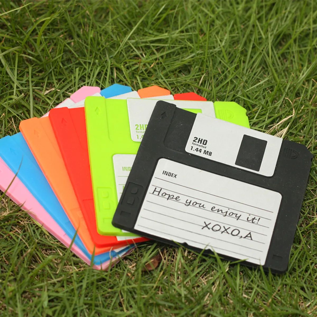 Winkee Bordskånere Bordskåner - Diskette - 6 stk. i Multi/Mønster, 2