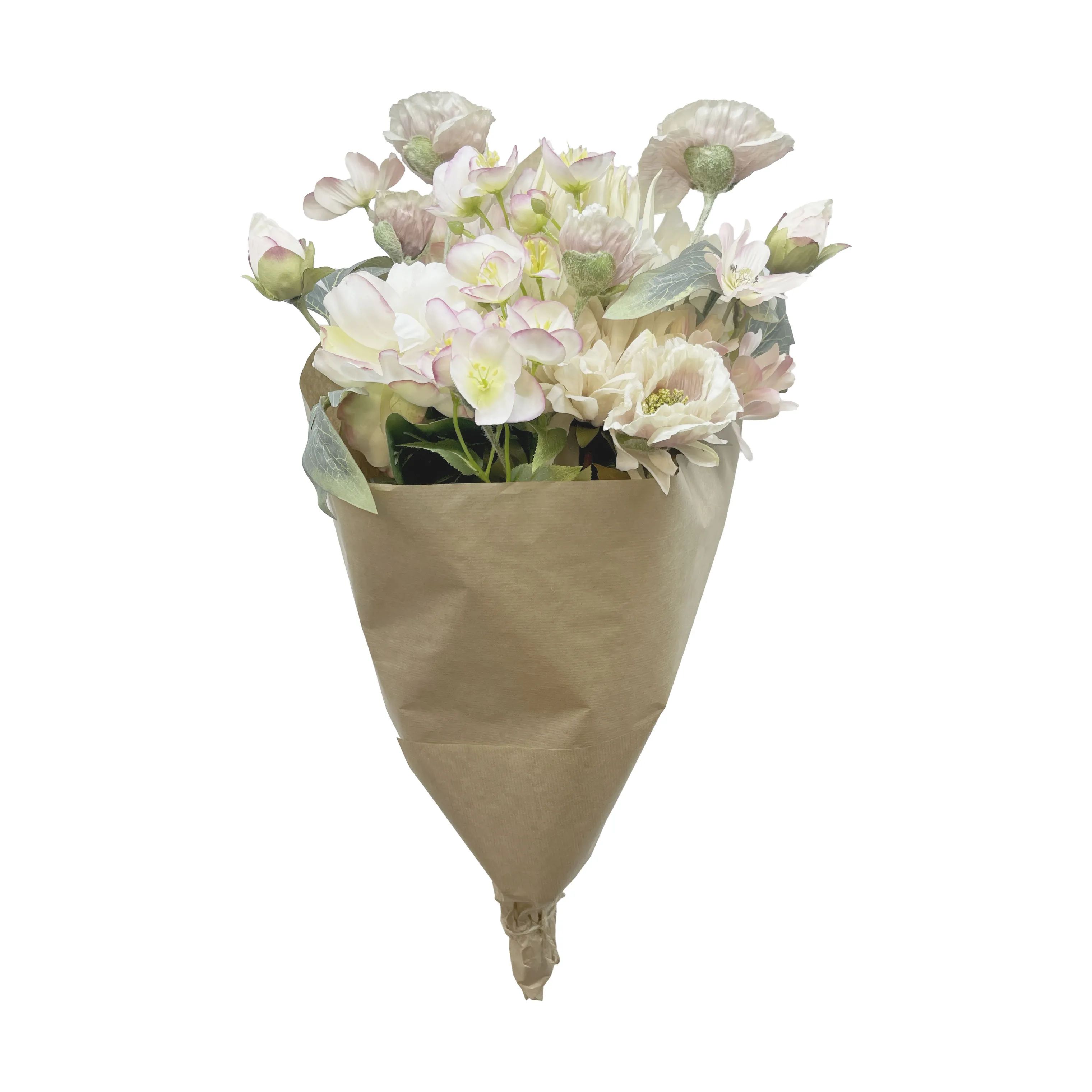 everbloom Kunstige blomster Kunstig Blomsterbuket i Fersken, 4