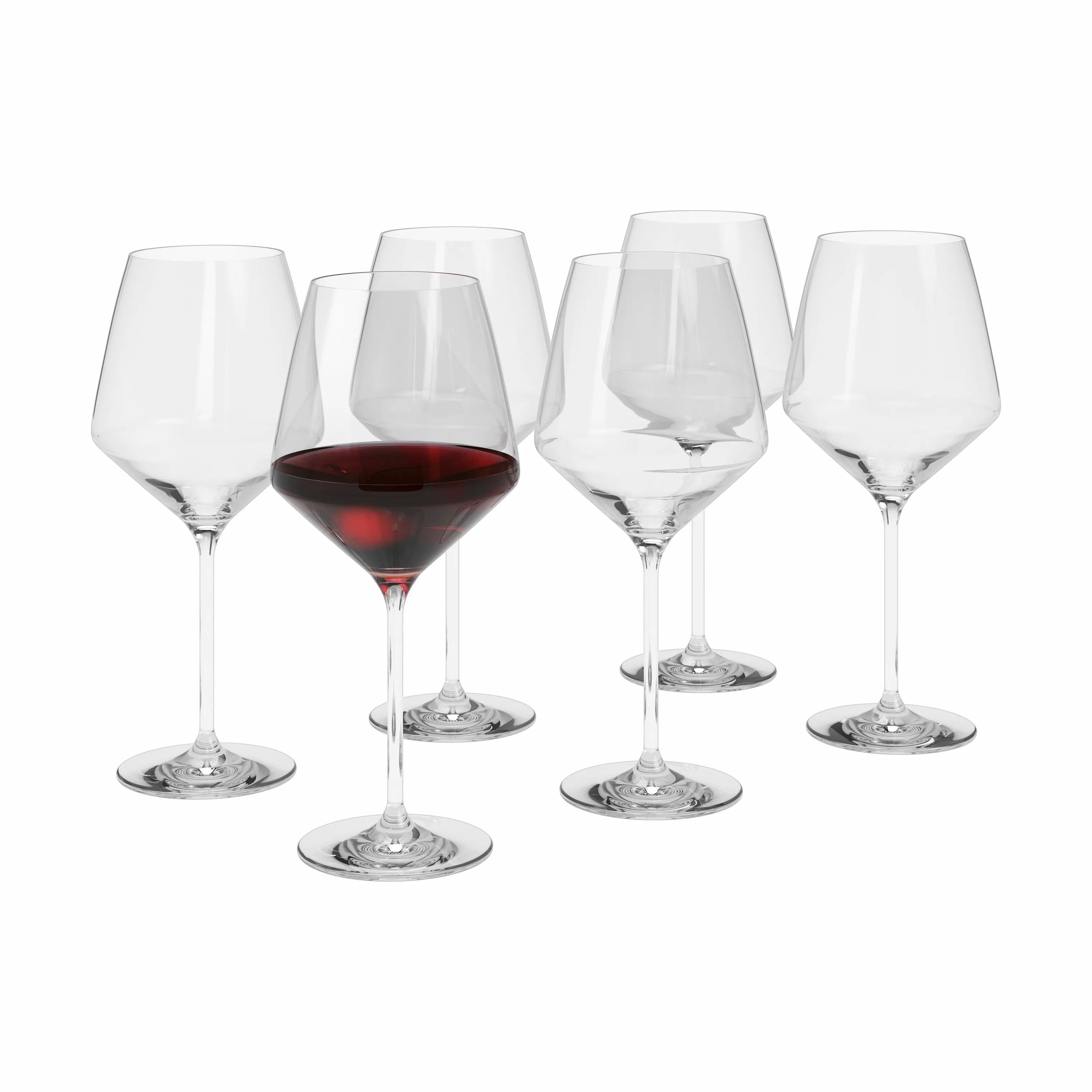 Eva Trio Rødvinsglas Legio Nova Bourgogne Vinglas - 6 stk. i klar, 1