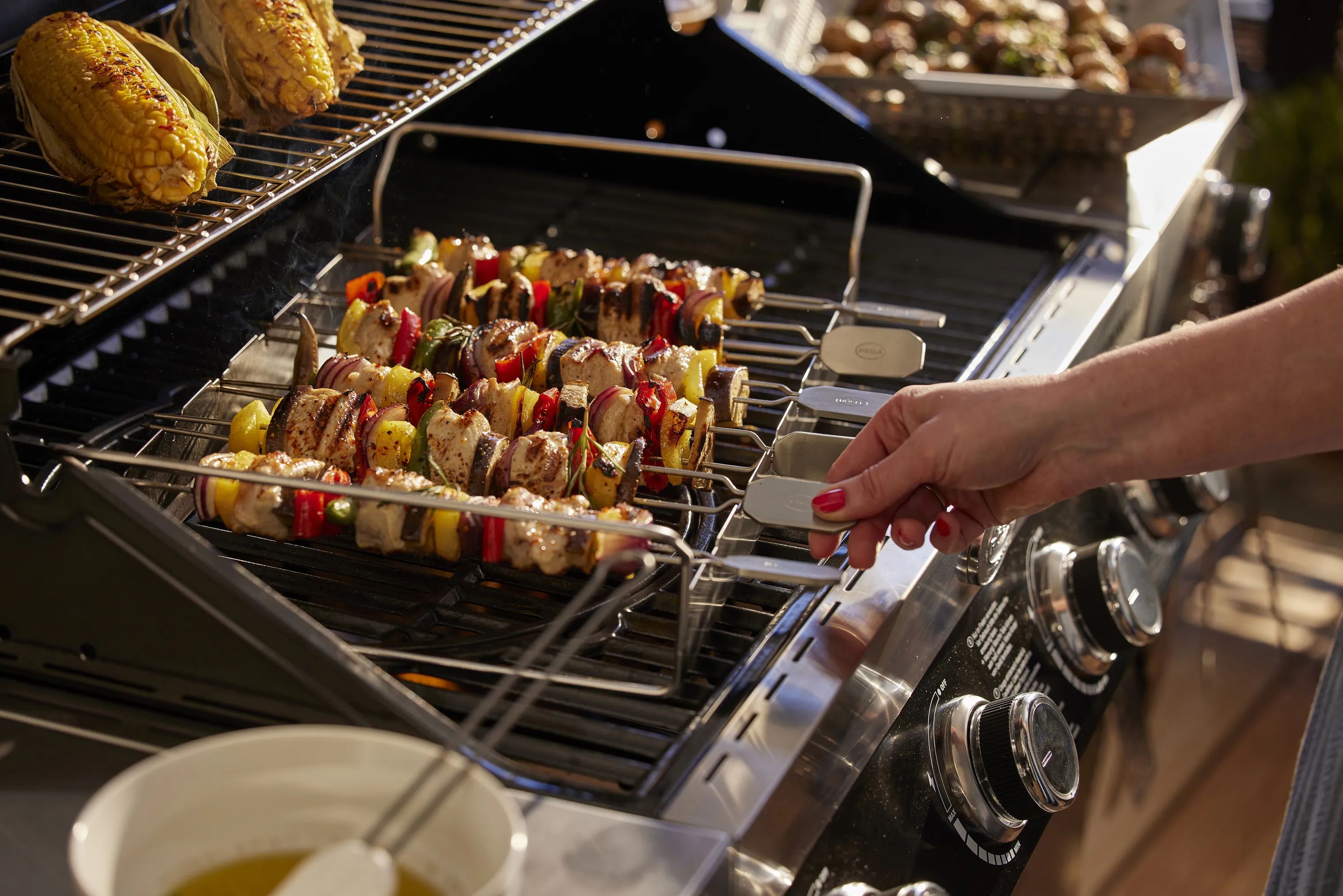RÖSLE Grillredskaber Grillspyd m. stativ i 46,5, 3