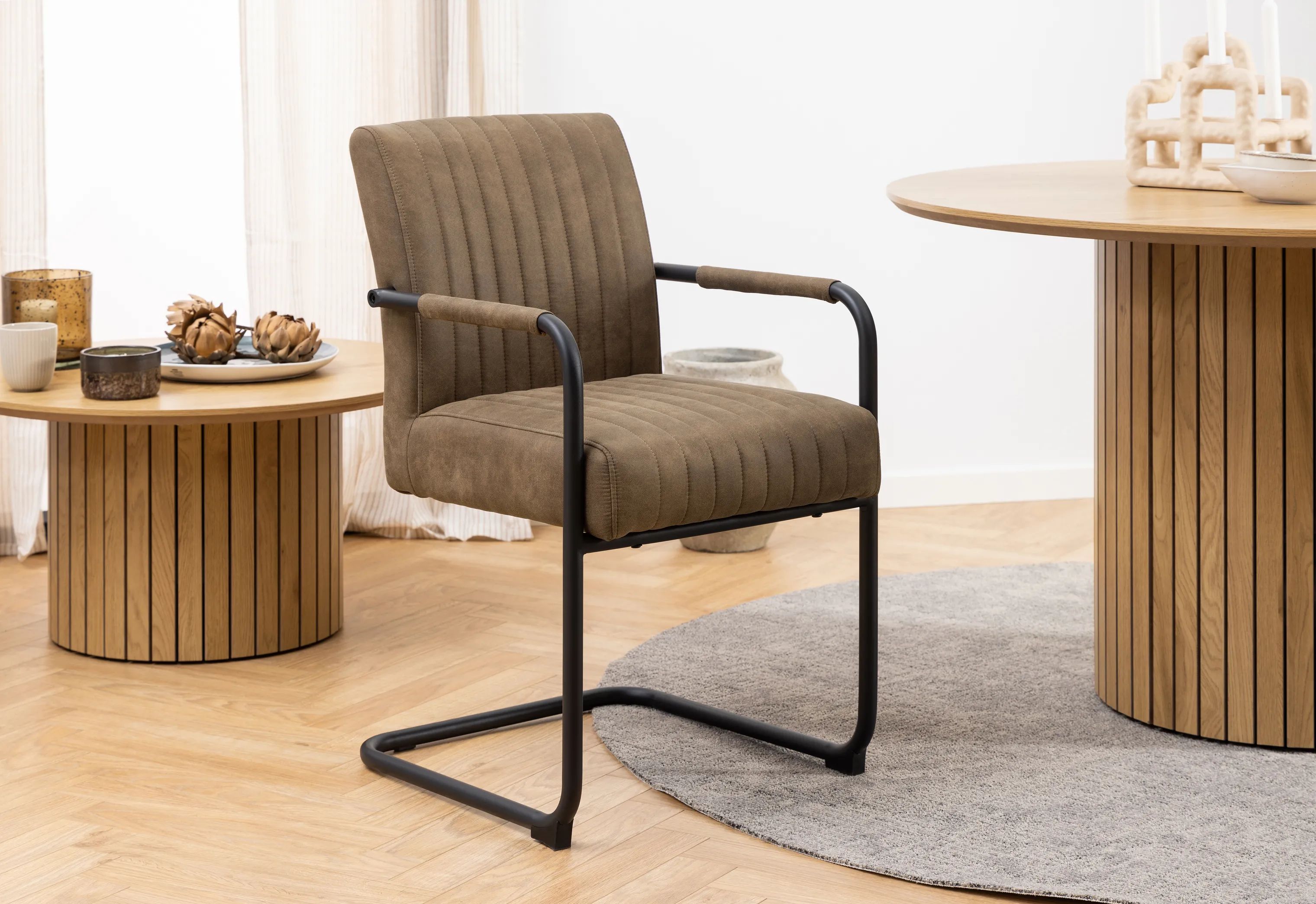 CASA Living Spisebordsstole Adele Spisebordsstol - 2 stk. i Brun, 3