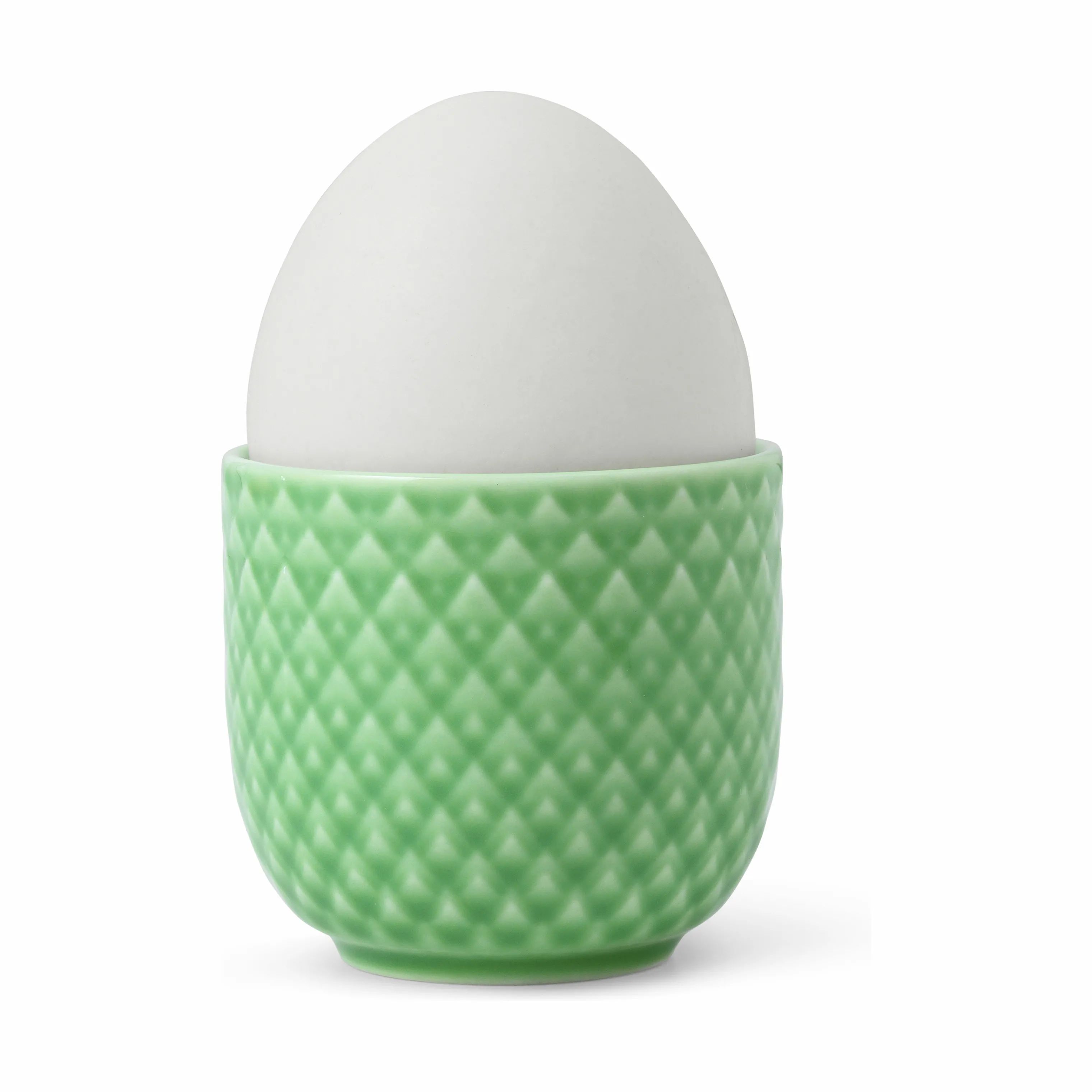 Lyngby Porcelæn Æggebægere Rhombe Color Æggebæger i Grøn, 4