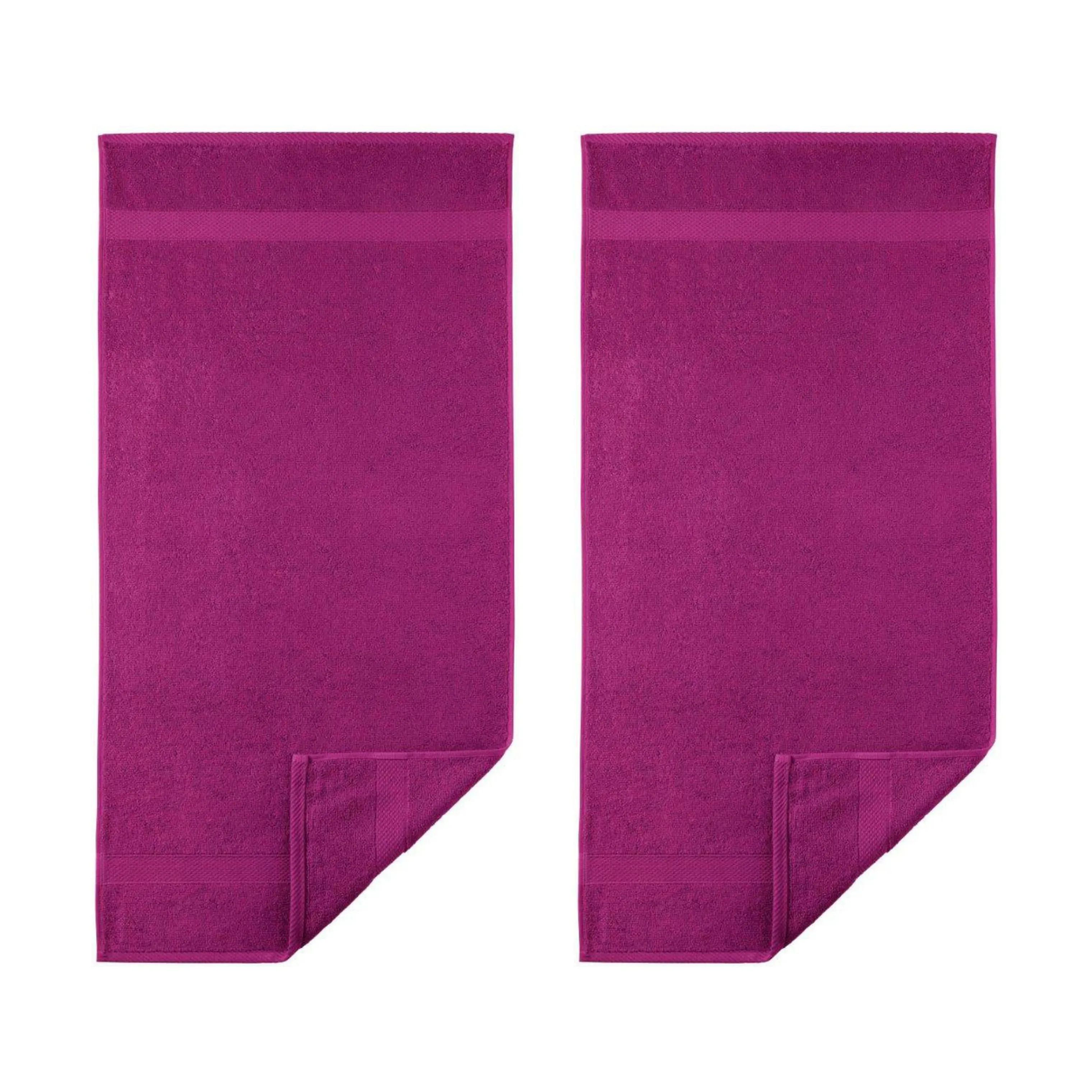 Egeria Håndklæder Diamant Håndklæde - 2 stk. i Pink, 1