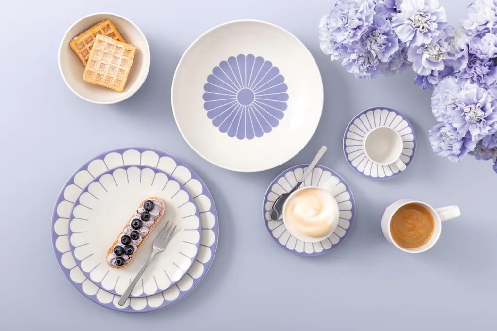Villeroy & Boch Skåle Fleur Bleu Skål i Hvid/blå udenpå, 3