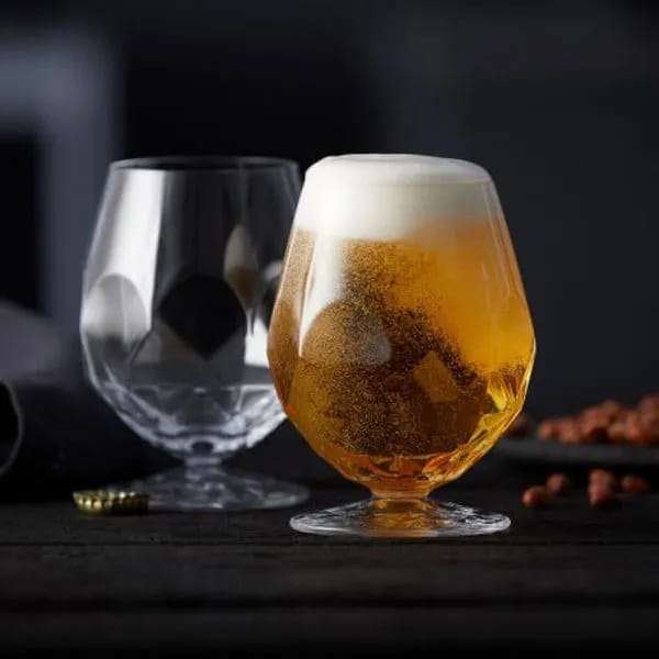 Lyngby Glas Ølglas Alkemist Ølglas/vandglas - 4 stk. i Klar, 2