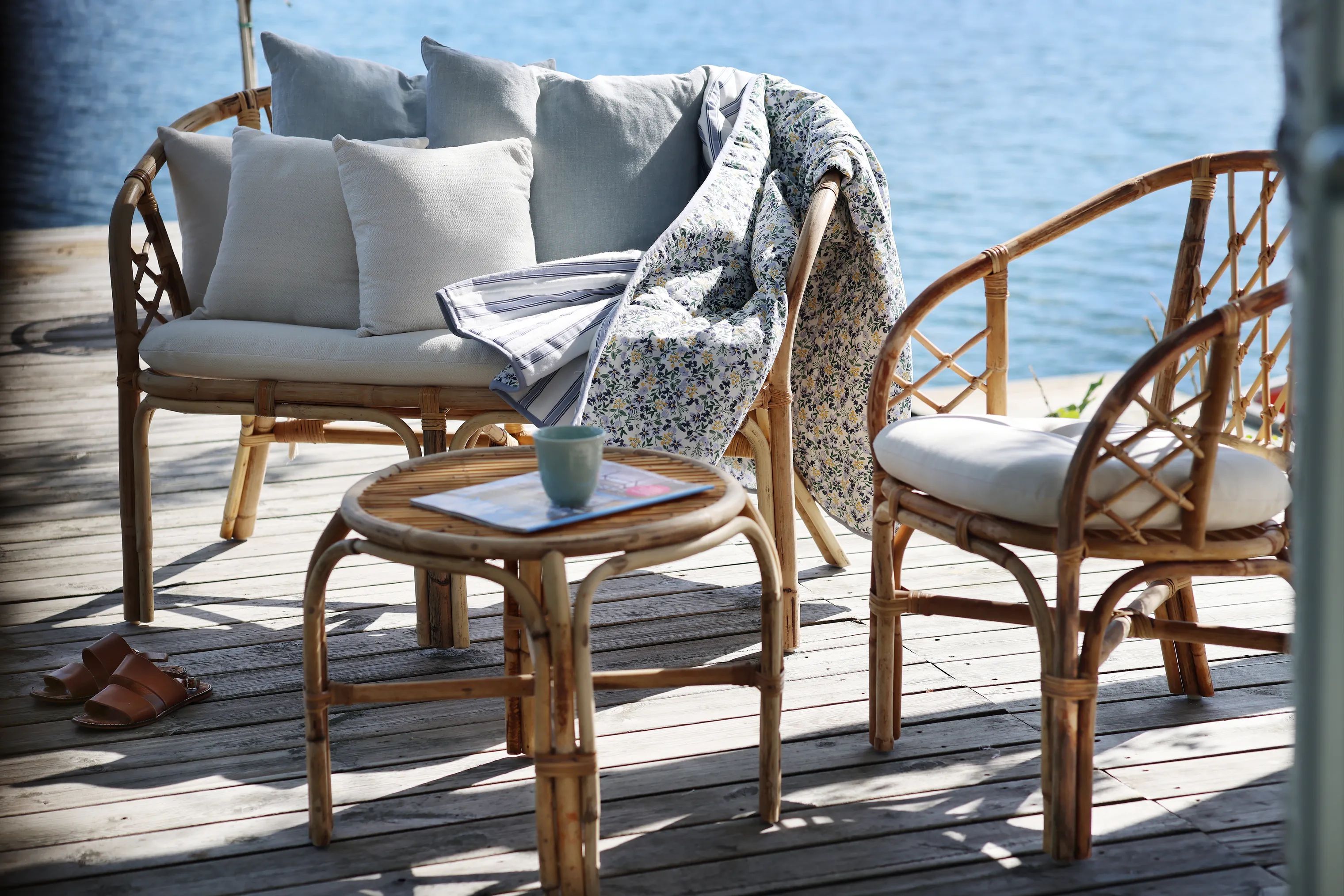 CASA Living Havebænke Bænk i Rattan, 5