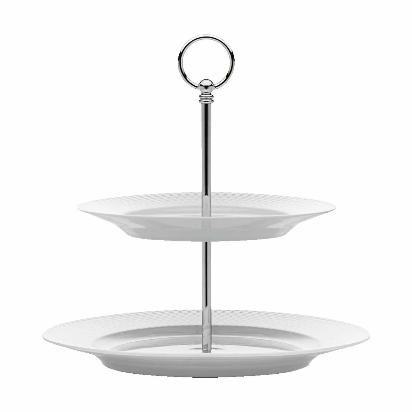 Lyngby Porcelæn Etagere Rhombe Etagere i 27 cm, 1
